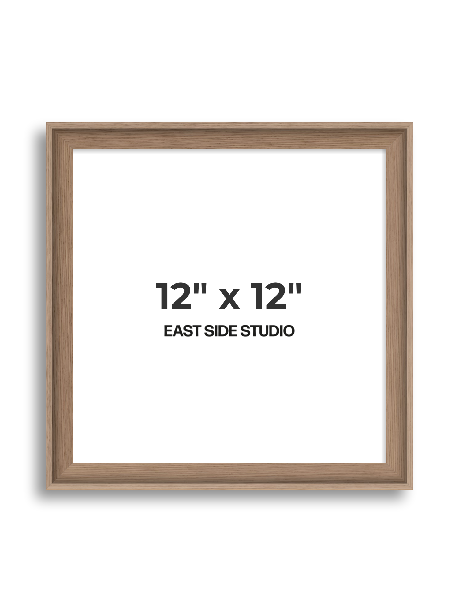 Oak 12" x 12" picture frame