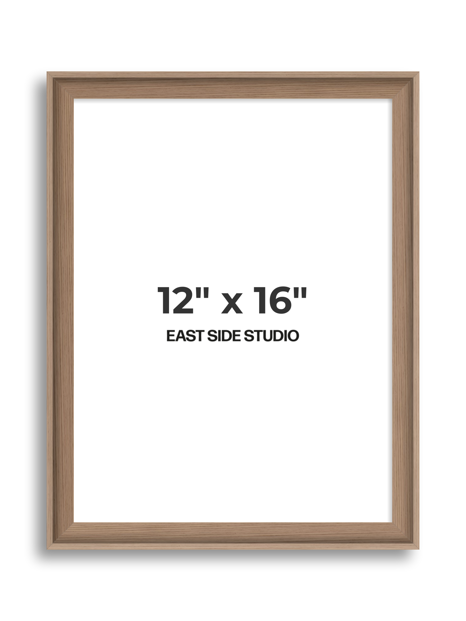 Oak 12" x 16" picture frame