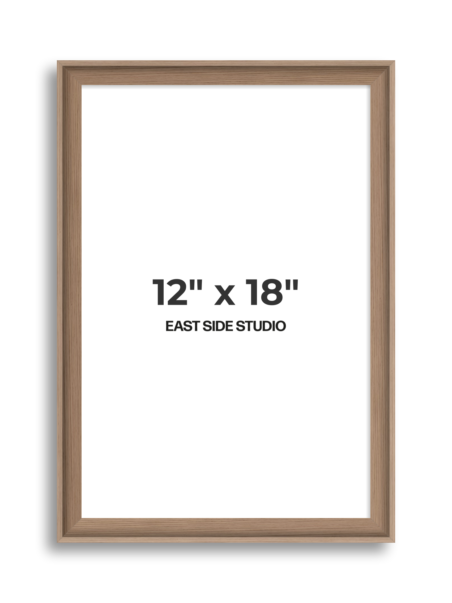 Oak 12" x 18" picture frame