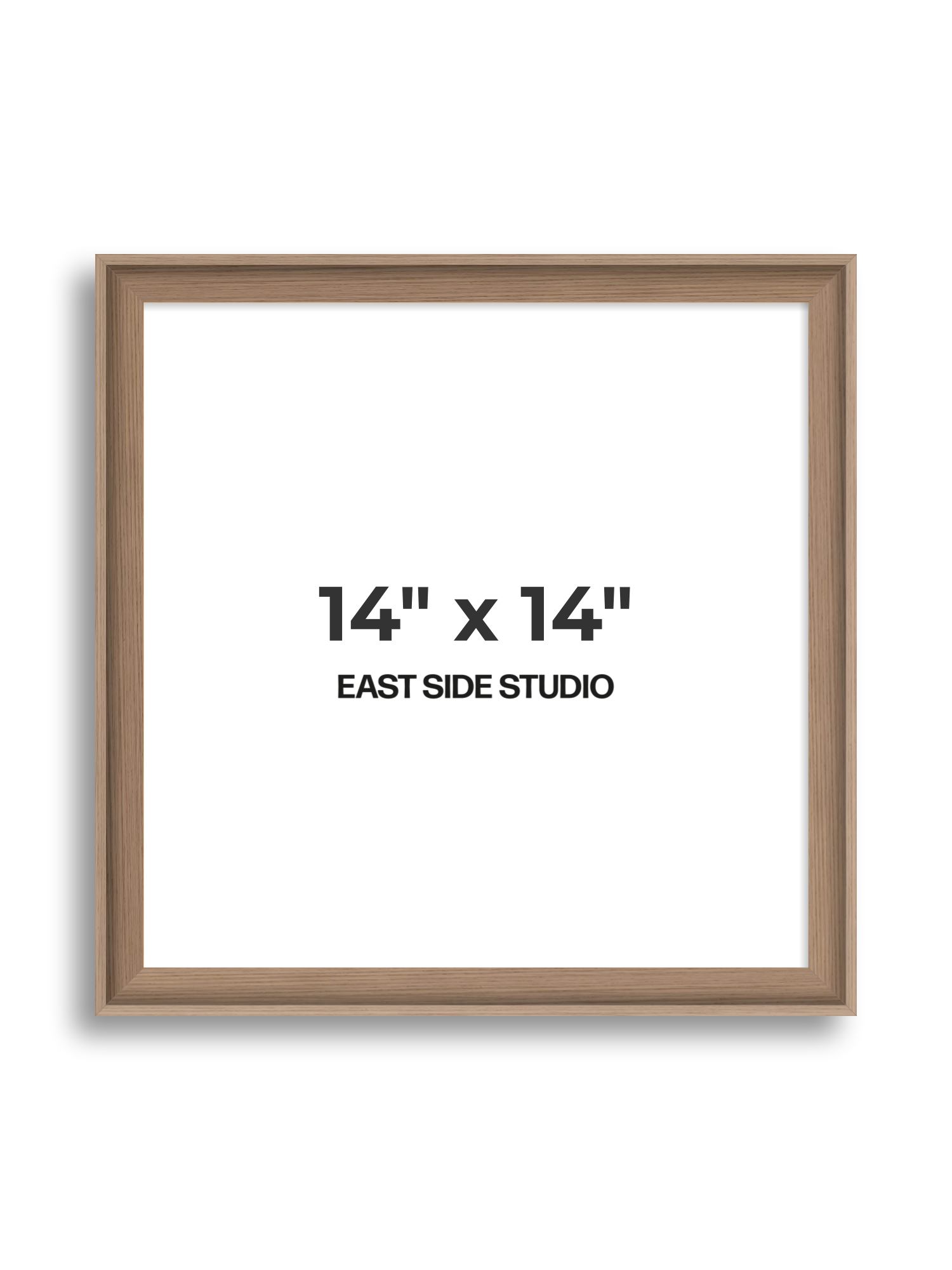 Oak 14" x 14" picture frame