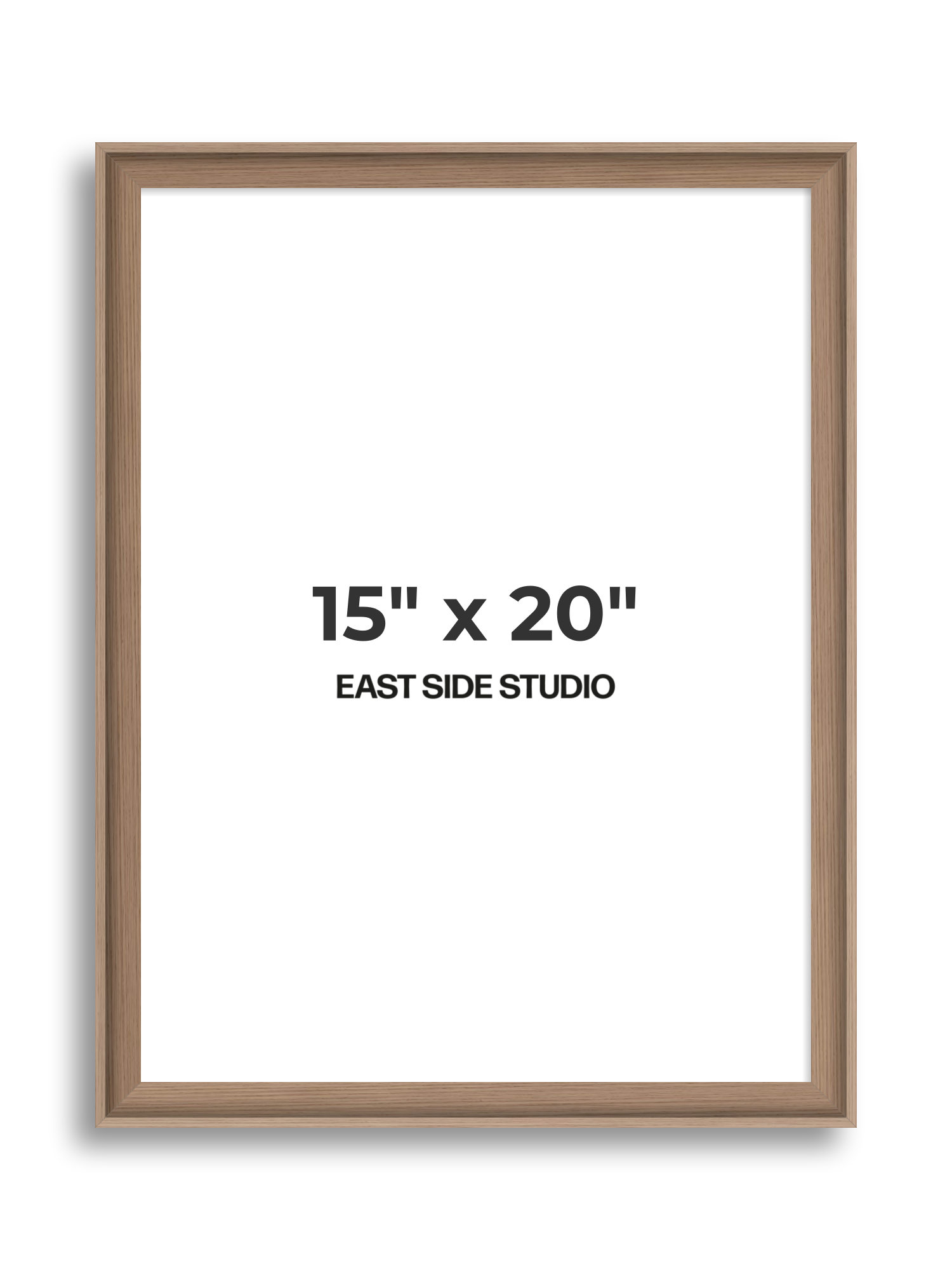 Oak 15" x 20" picture frame