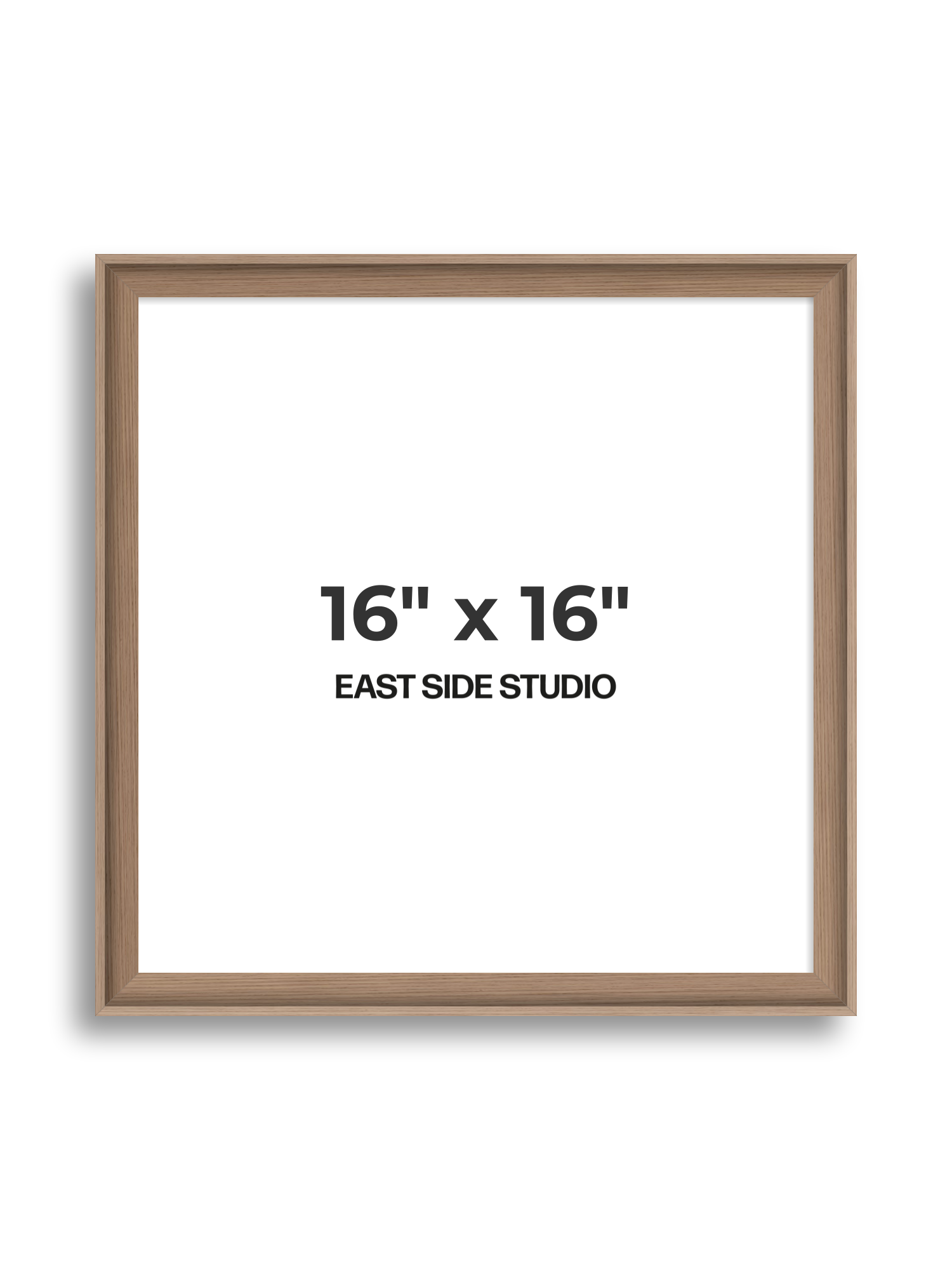 Oak 16" x 16" picture frame