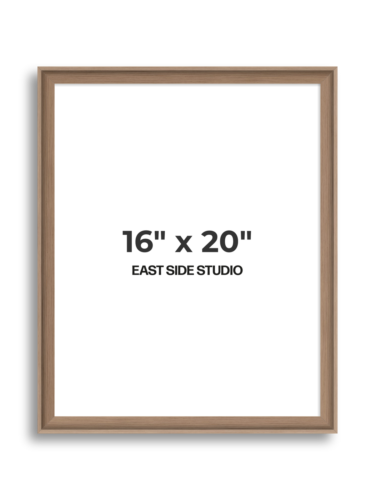 Oak 16" x 20" picture frame