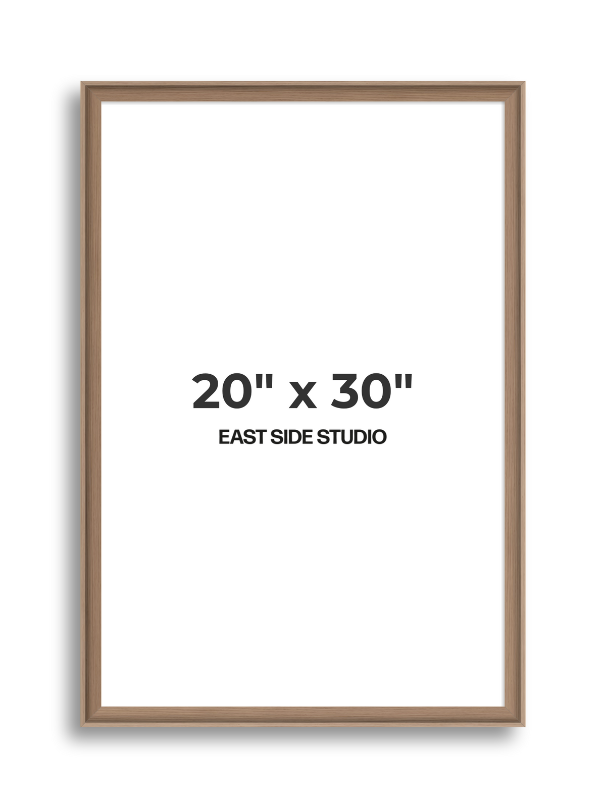 Oak 20" x 30" picture frame
