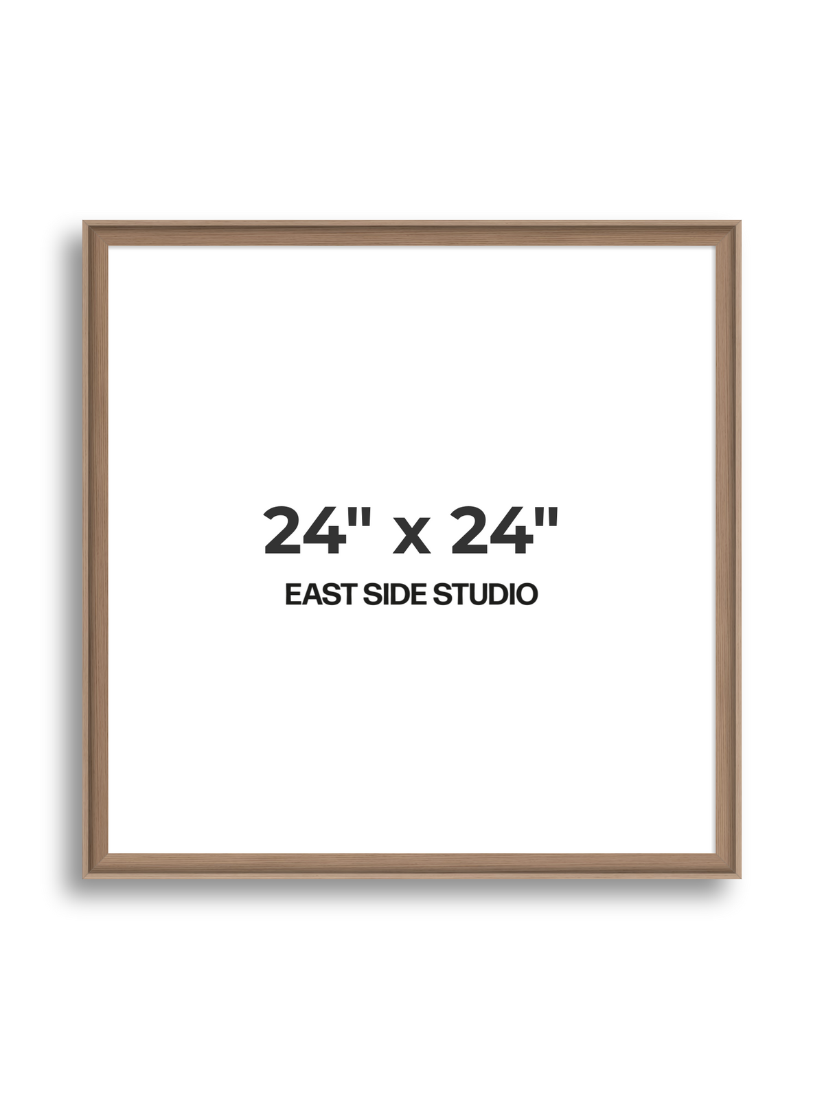 Oak 24" x 24" picture frame