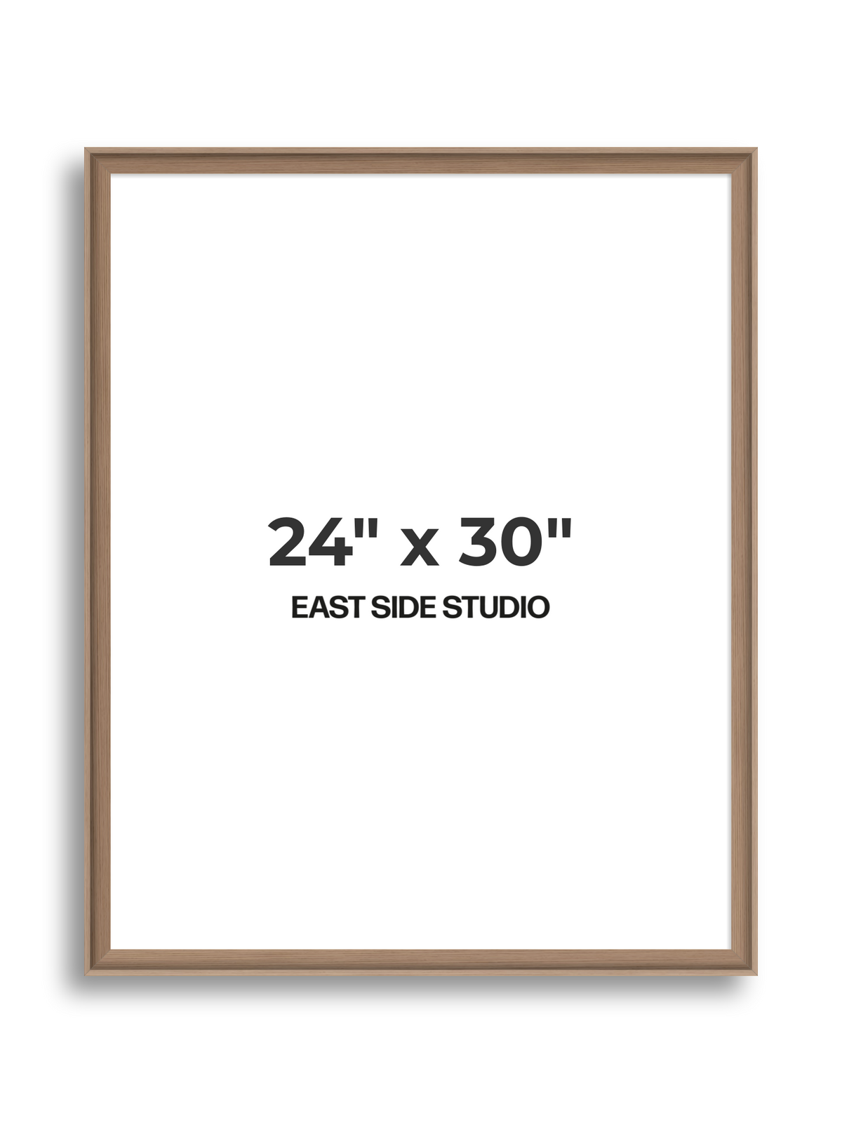 Oak 24" x 30" picture frame