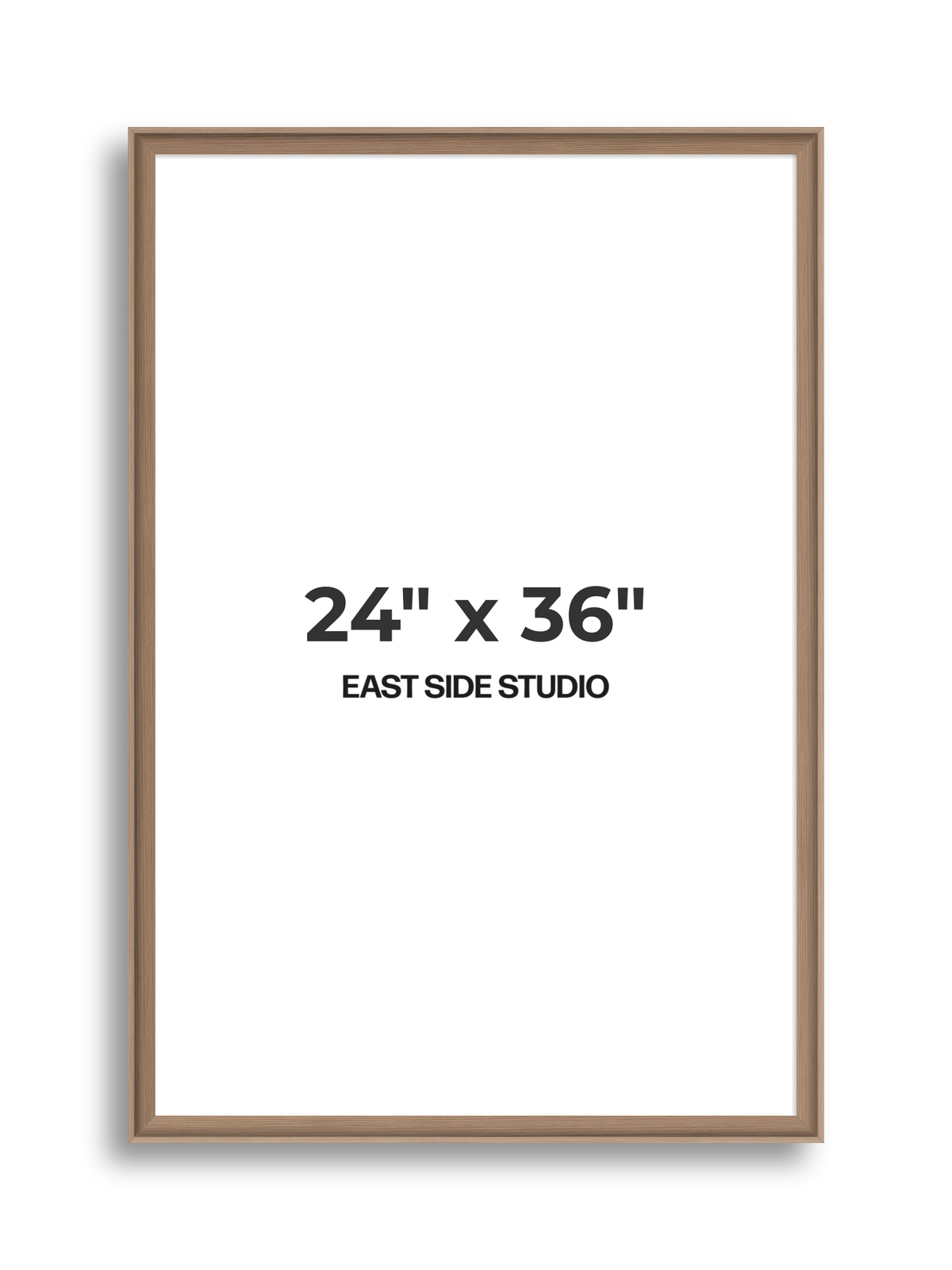 Oak 24" x 36" picture frame