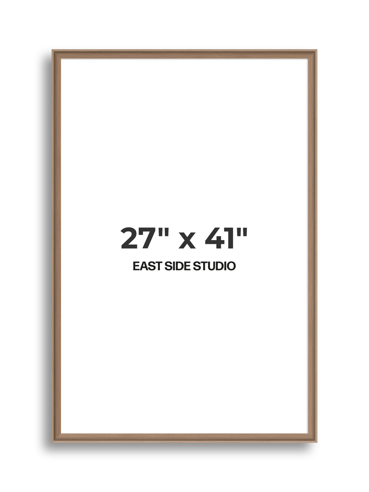 Oak 27" x 41" picture frame