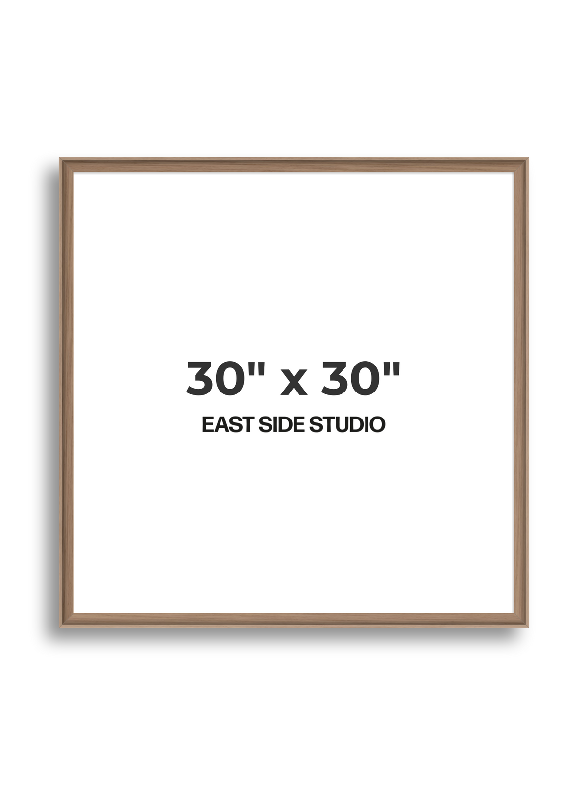 Oak 30" x 30" picture frame