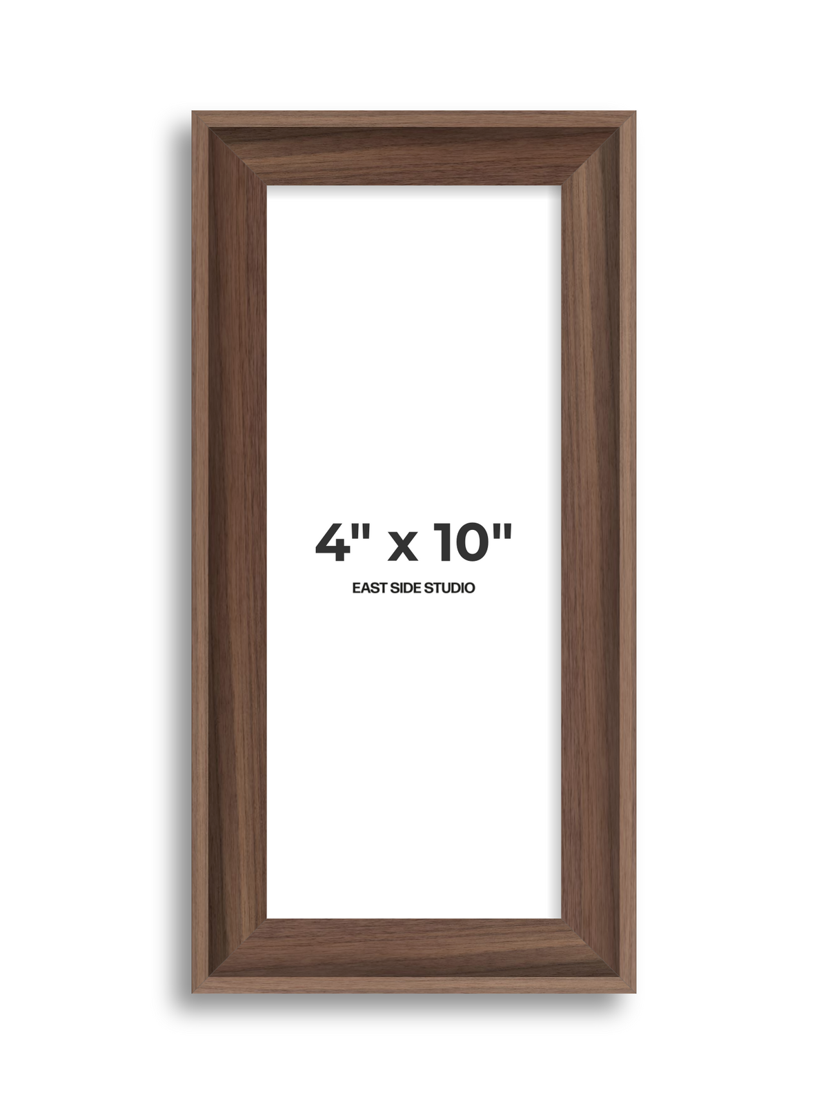Walnut 4" x 10" picture frame