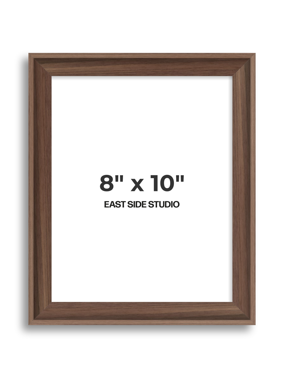 Walnut 8" x 10" picture frame