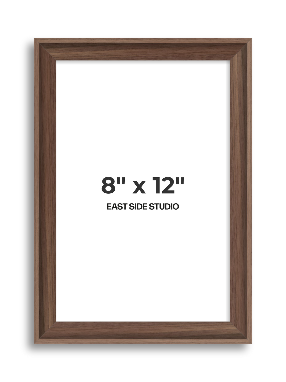 Walnut 8" x 12" picture frame