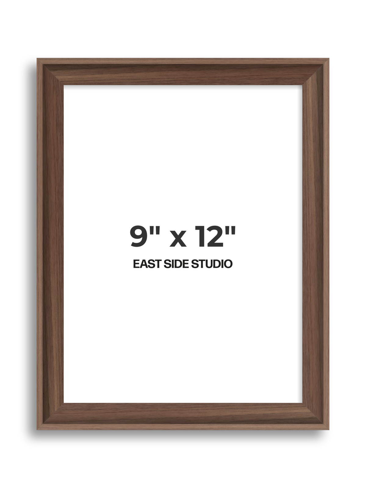 Walnut 9" x 12" picture frame