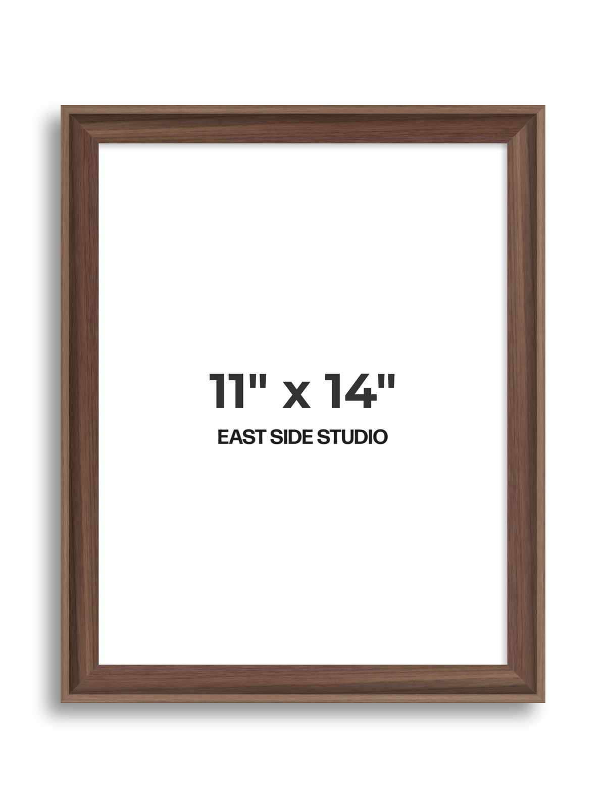 Walnut 11" x 14" picture frame