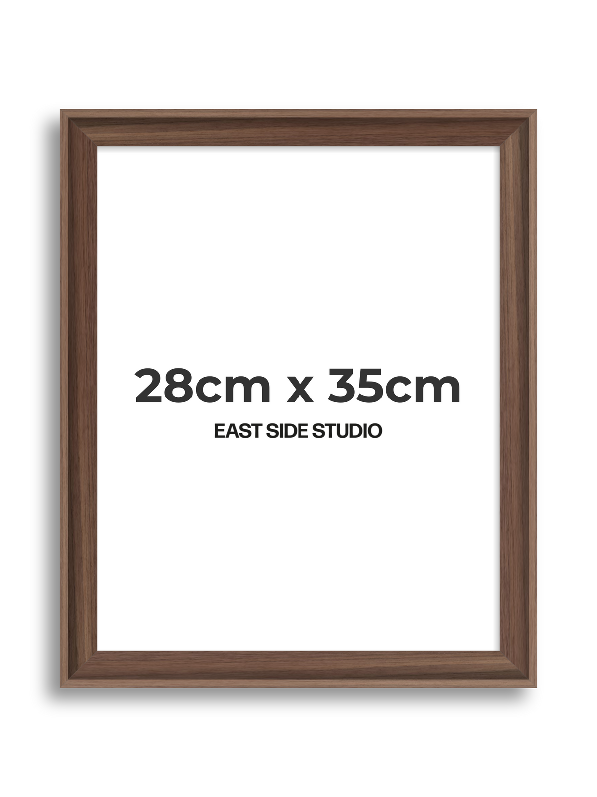 Walnut 28cm x 35cm picture frame