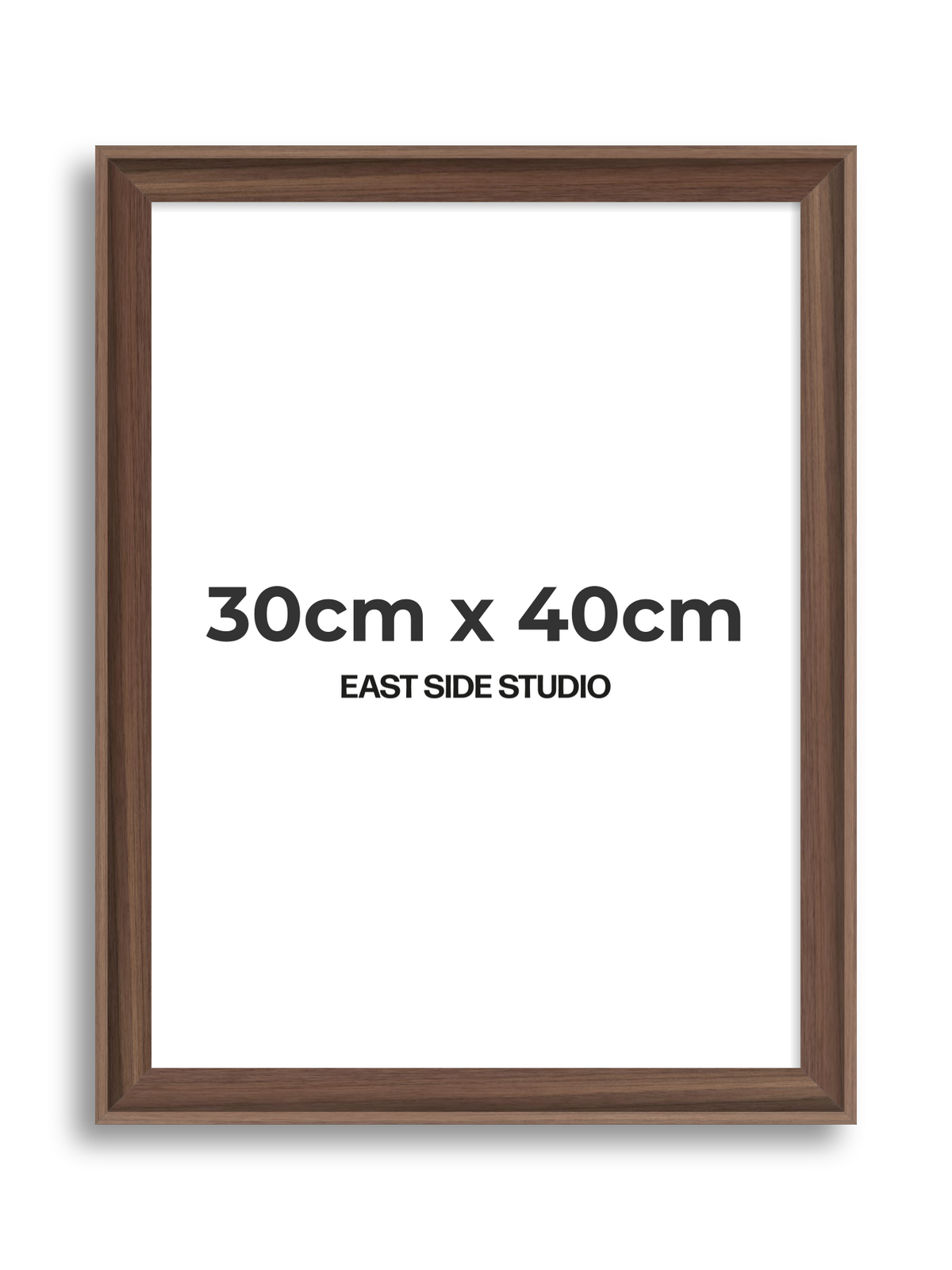 Walnut 30cm x 40cm picture frame
