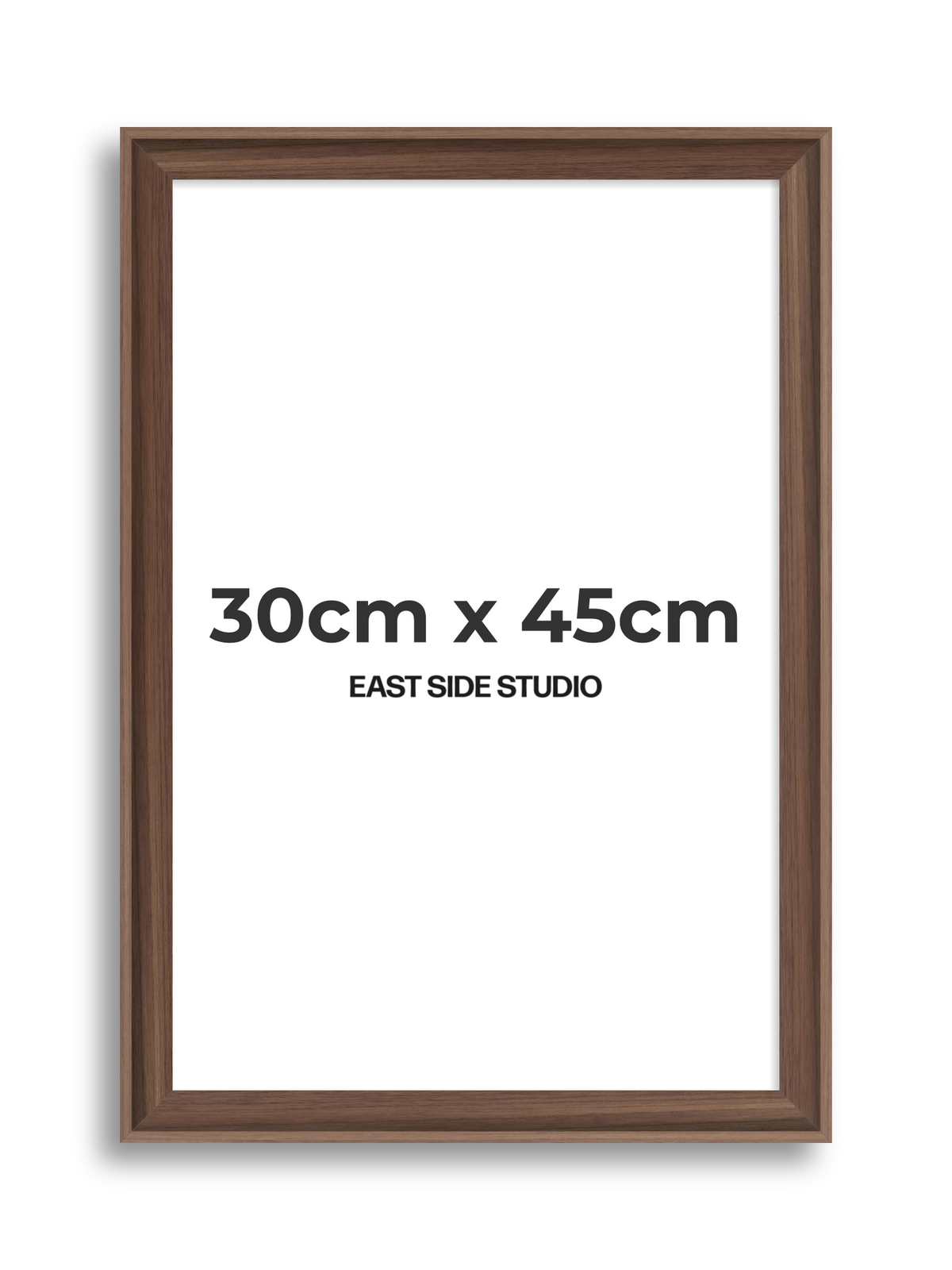 Walnut 30cm x 45cm picture frame