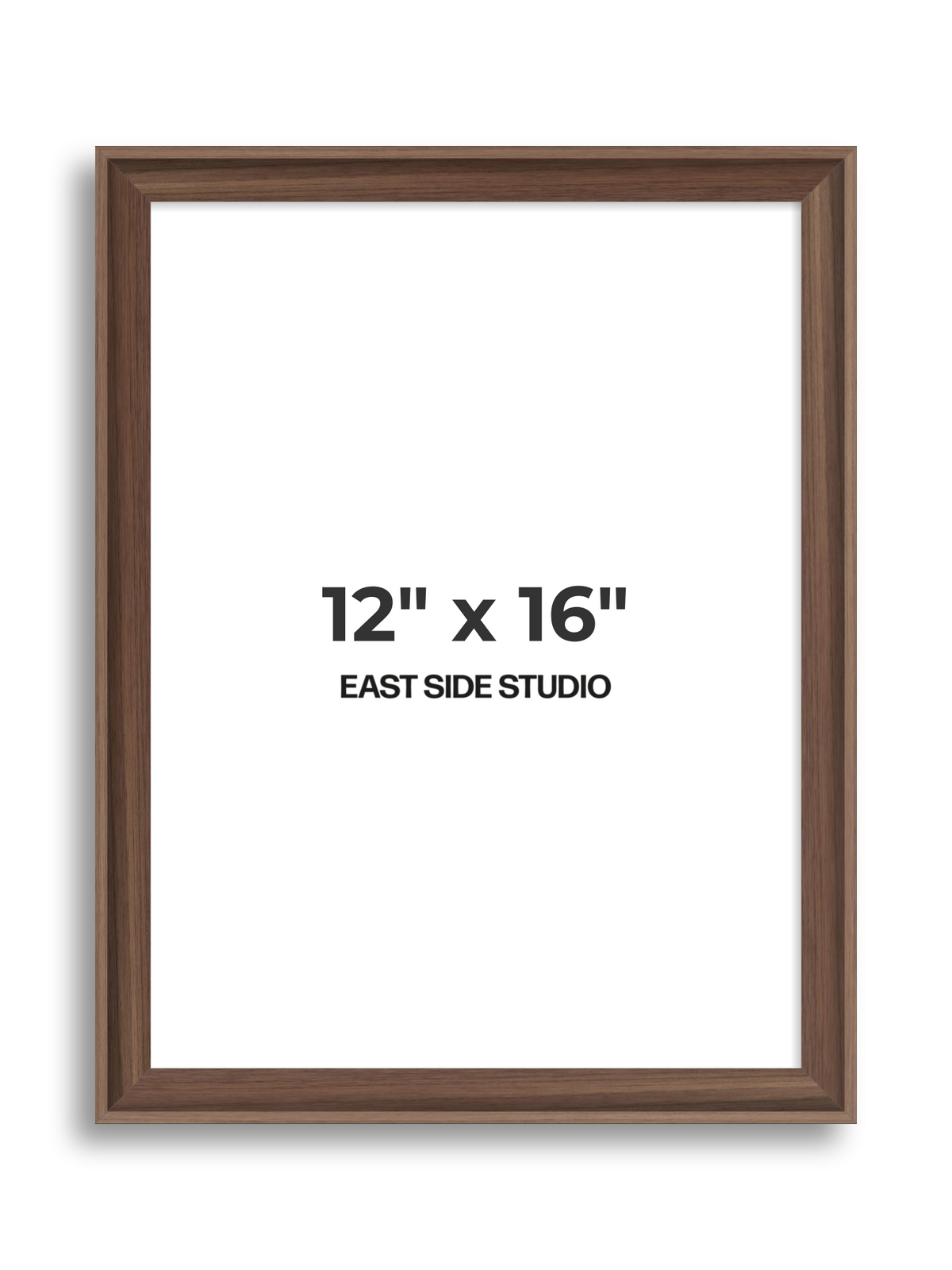 Walnut 12" x 16" picture frame