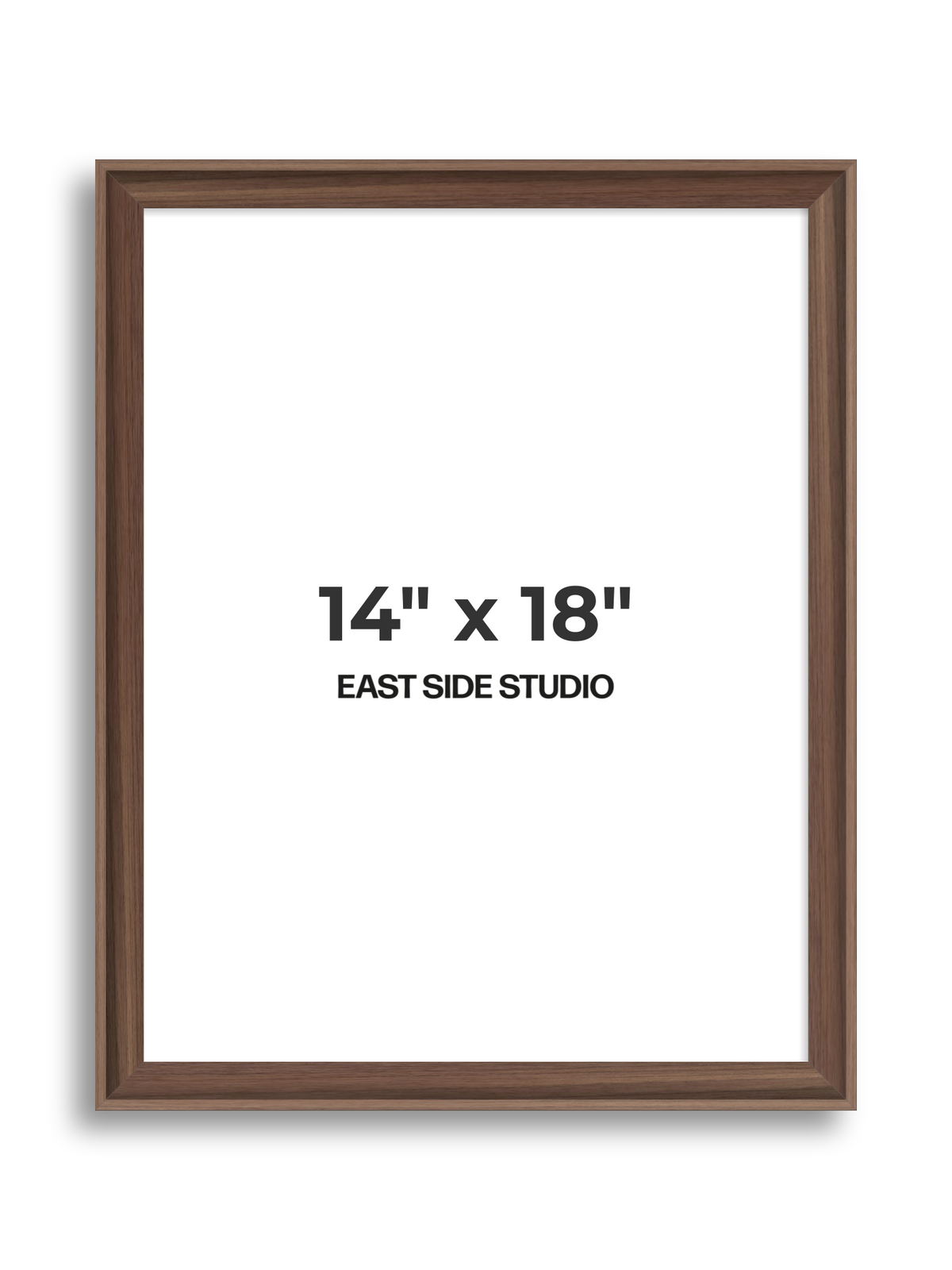 Walnut 14" x 18" picture frame