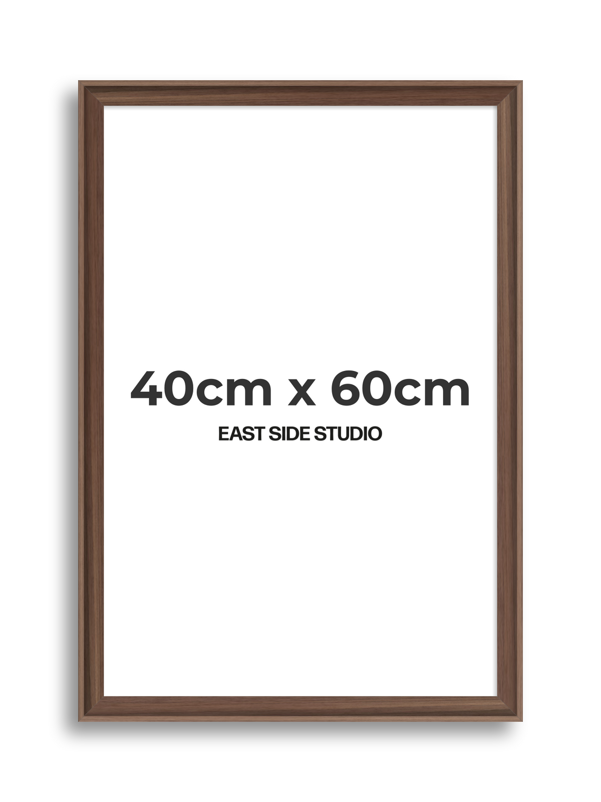 Walnut 40cm x 60cm picture frame
