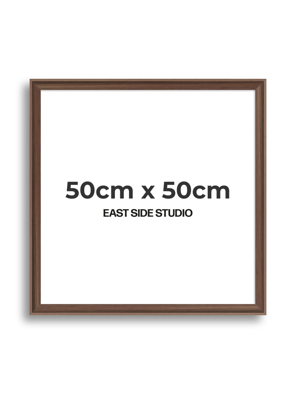 Walnut 50cm x 50cm picture frame