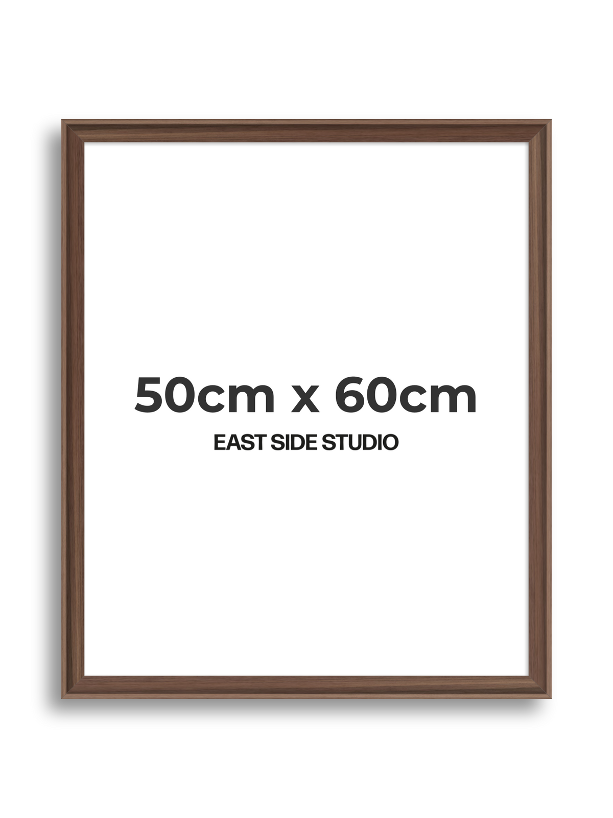 Walnut 50cm x 60cm picture frame
