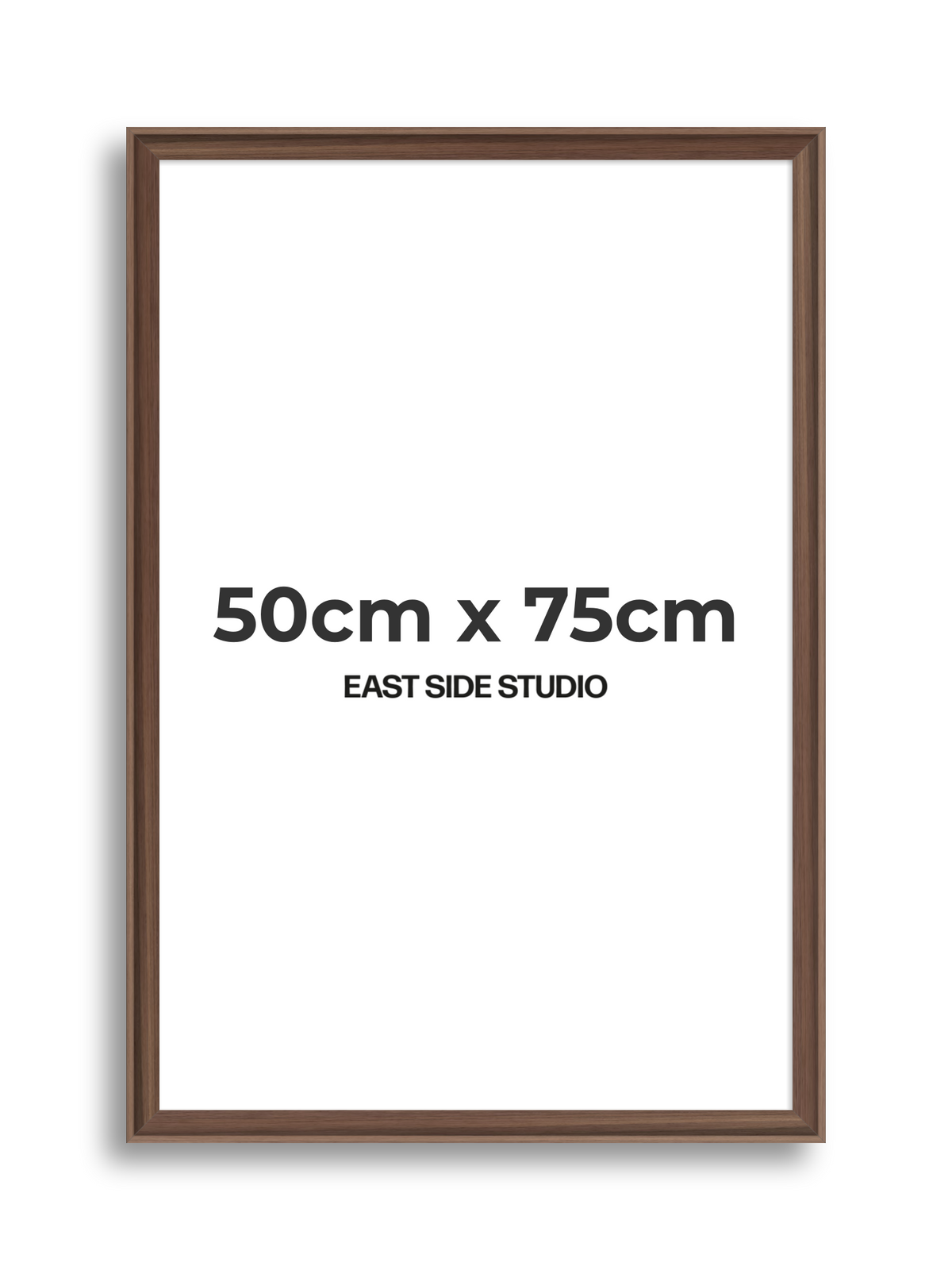 Walnut 50cm x 75cm picture frame