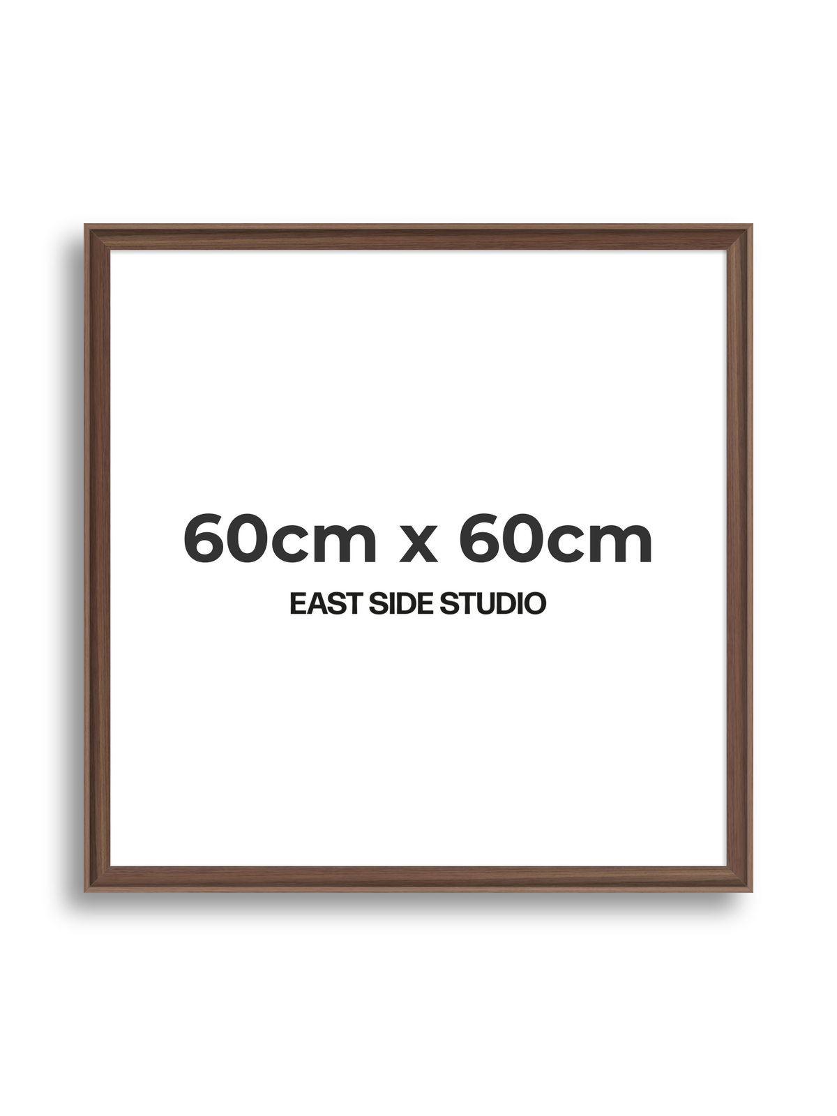 Walnut 60cm x 60cm picture frame