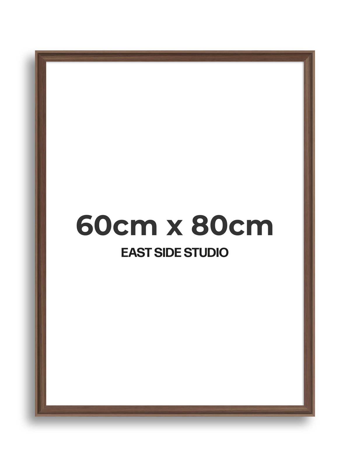 Walnut 60cm x 80cm picture frame