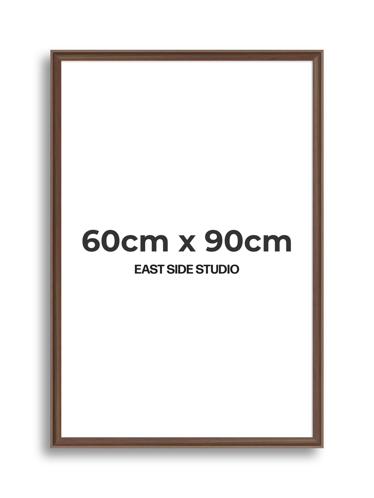 Walnut 60cm x 90cm picture frame