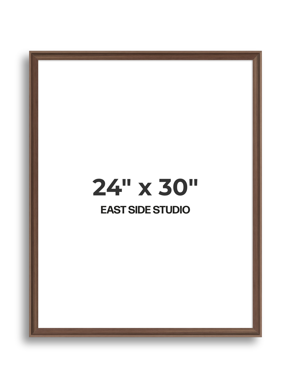 Walnut 24" x 30" picture frame