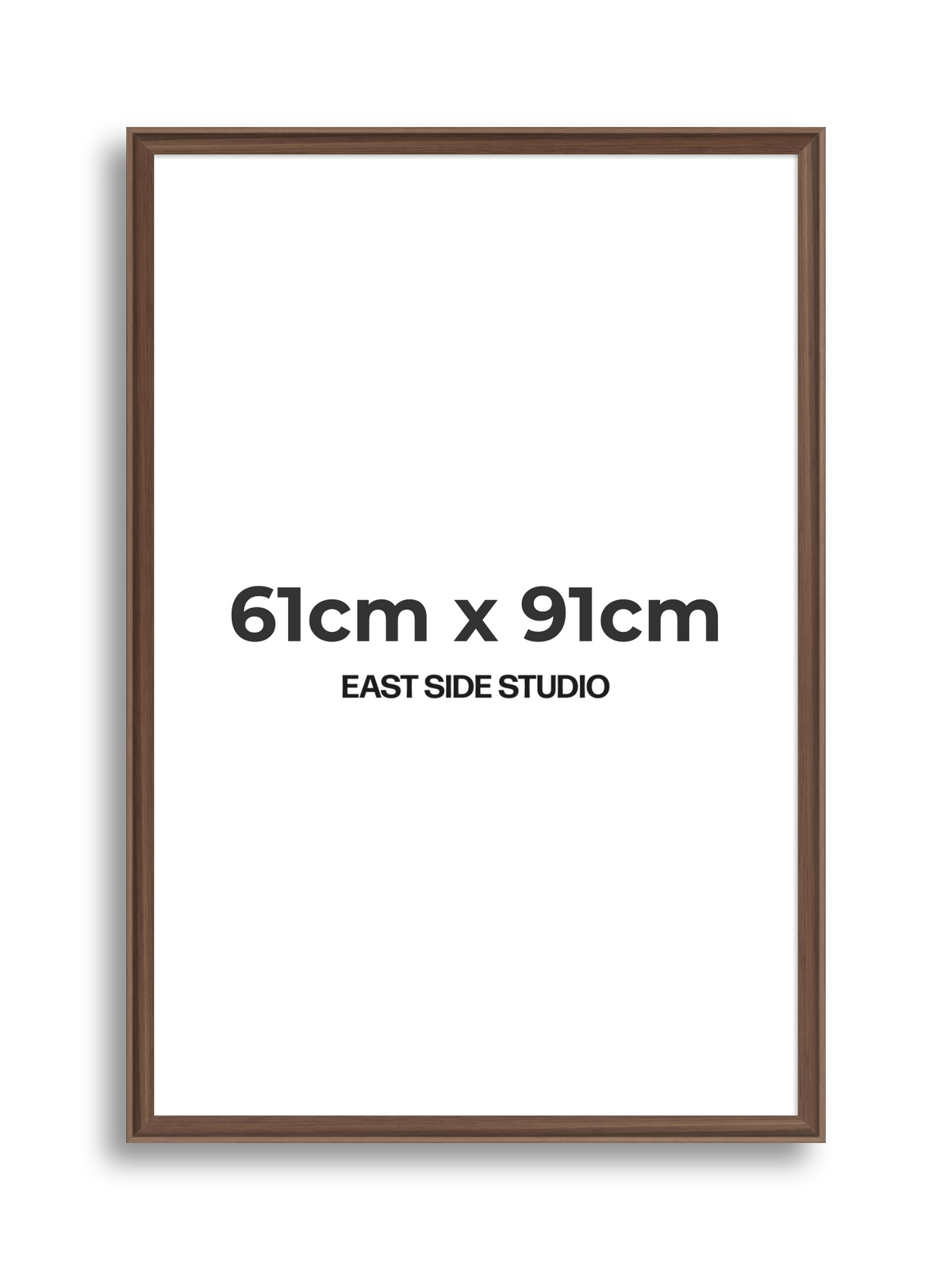 Walnut 61cm x 91cm picture frame