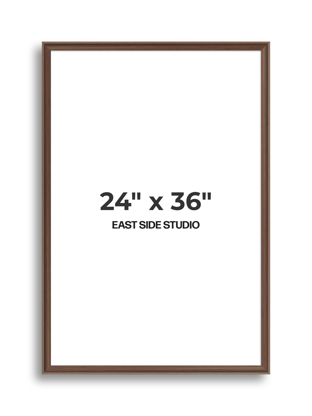 Walnut 24" x 36" picture frame