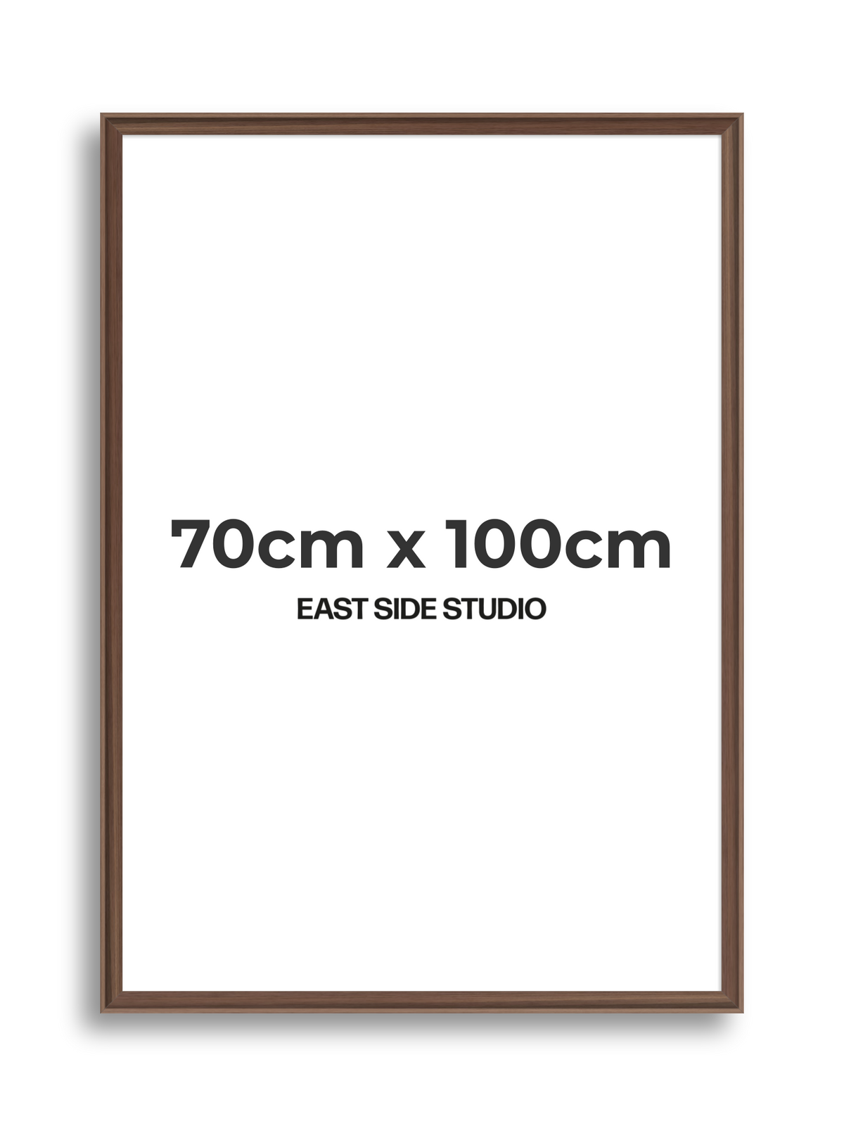 Walnut 70cm x 100cm picture frame