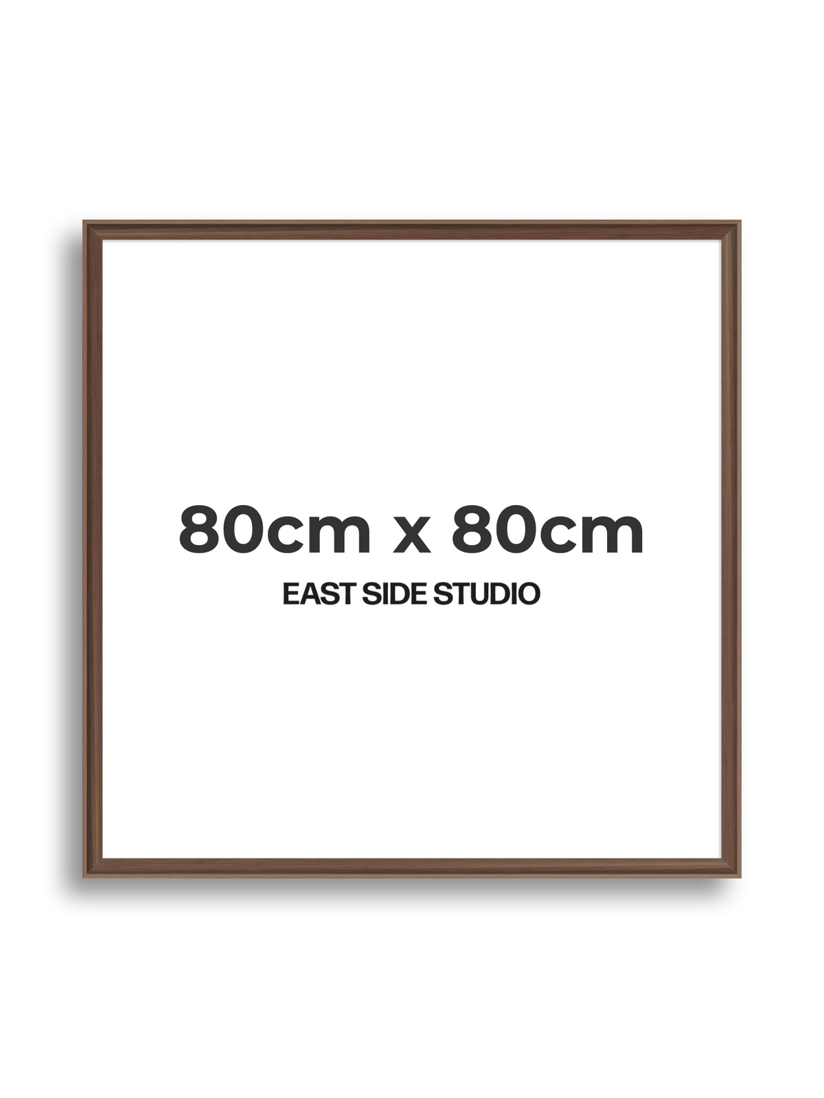 Walnut 80cm x 80cm picture frame