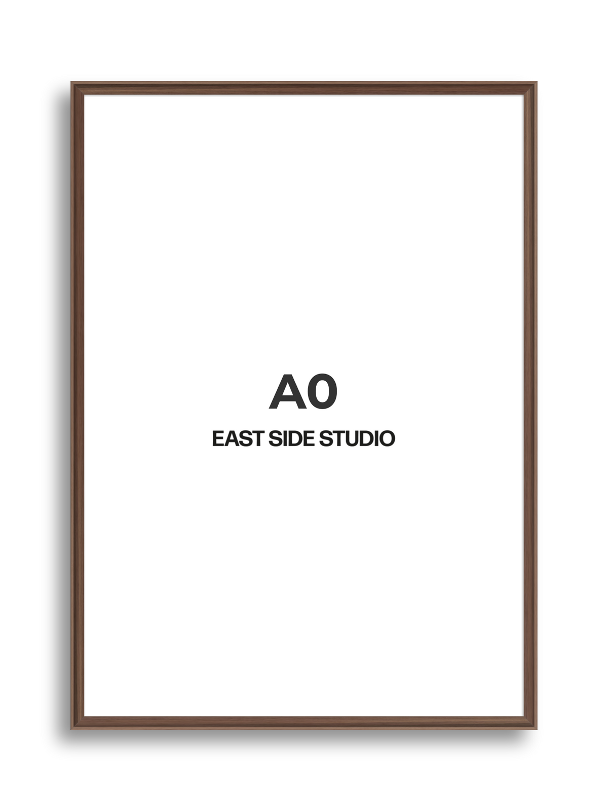 Walnut A0 picture frame