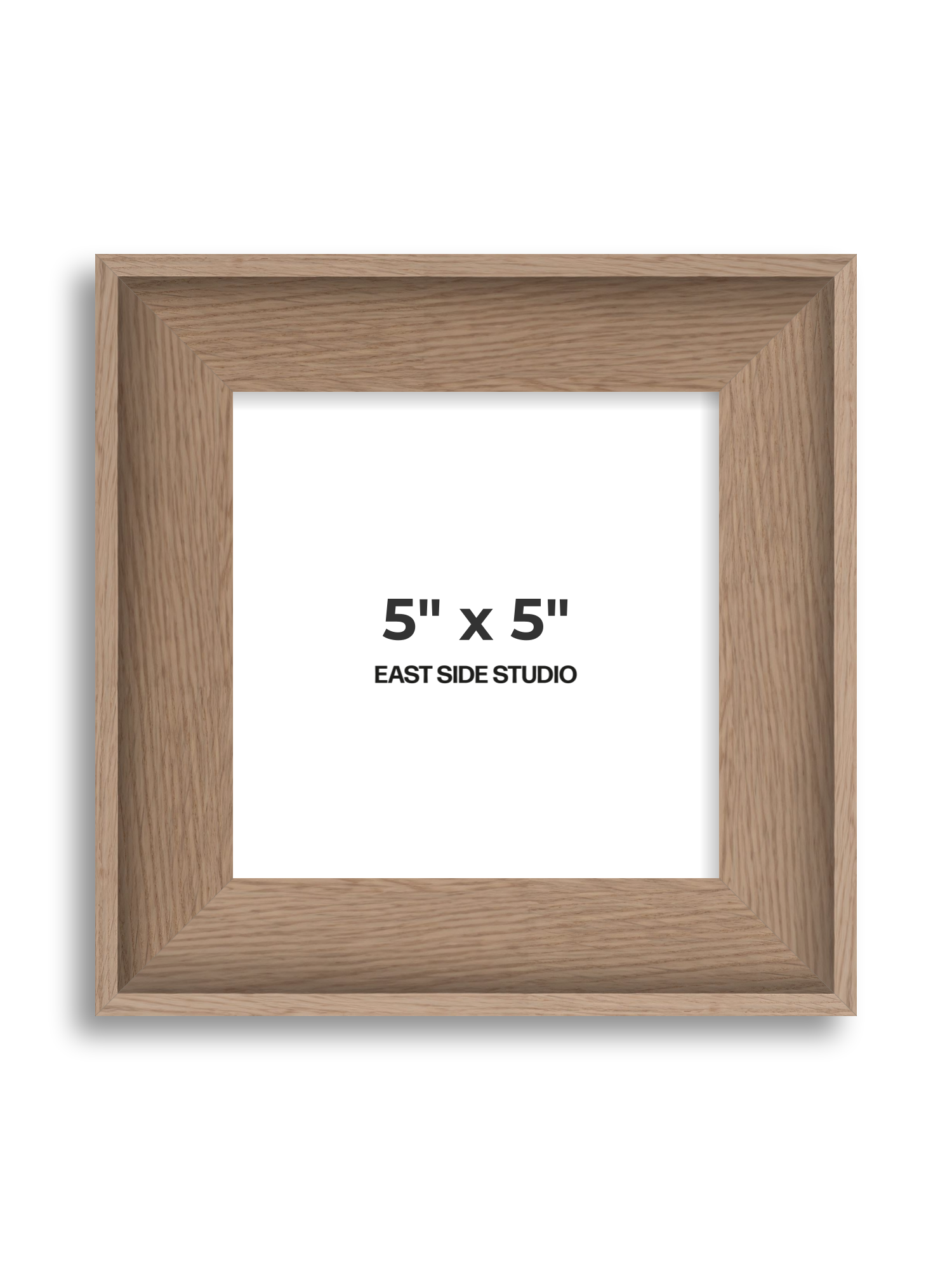 Oak 5" x 5" picture frame