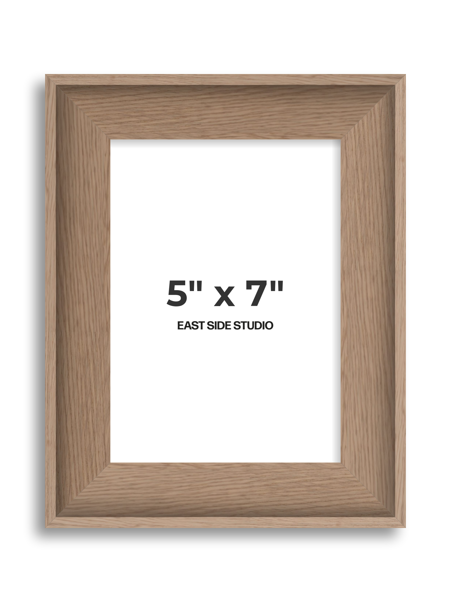 Oak 5" x 7" picture frame