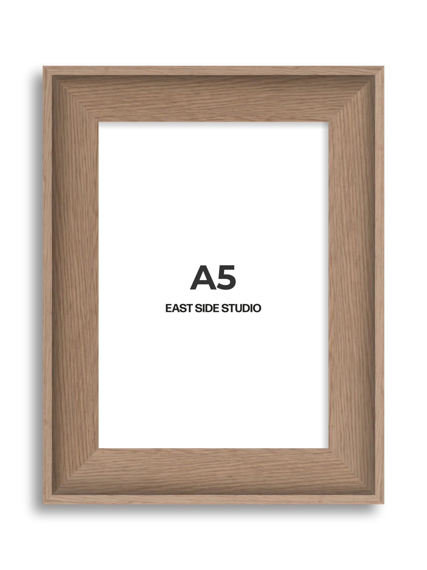Oak A5 picture frame