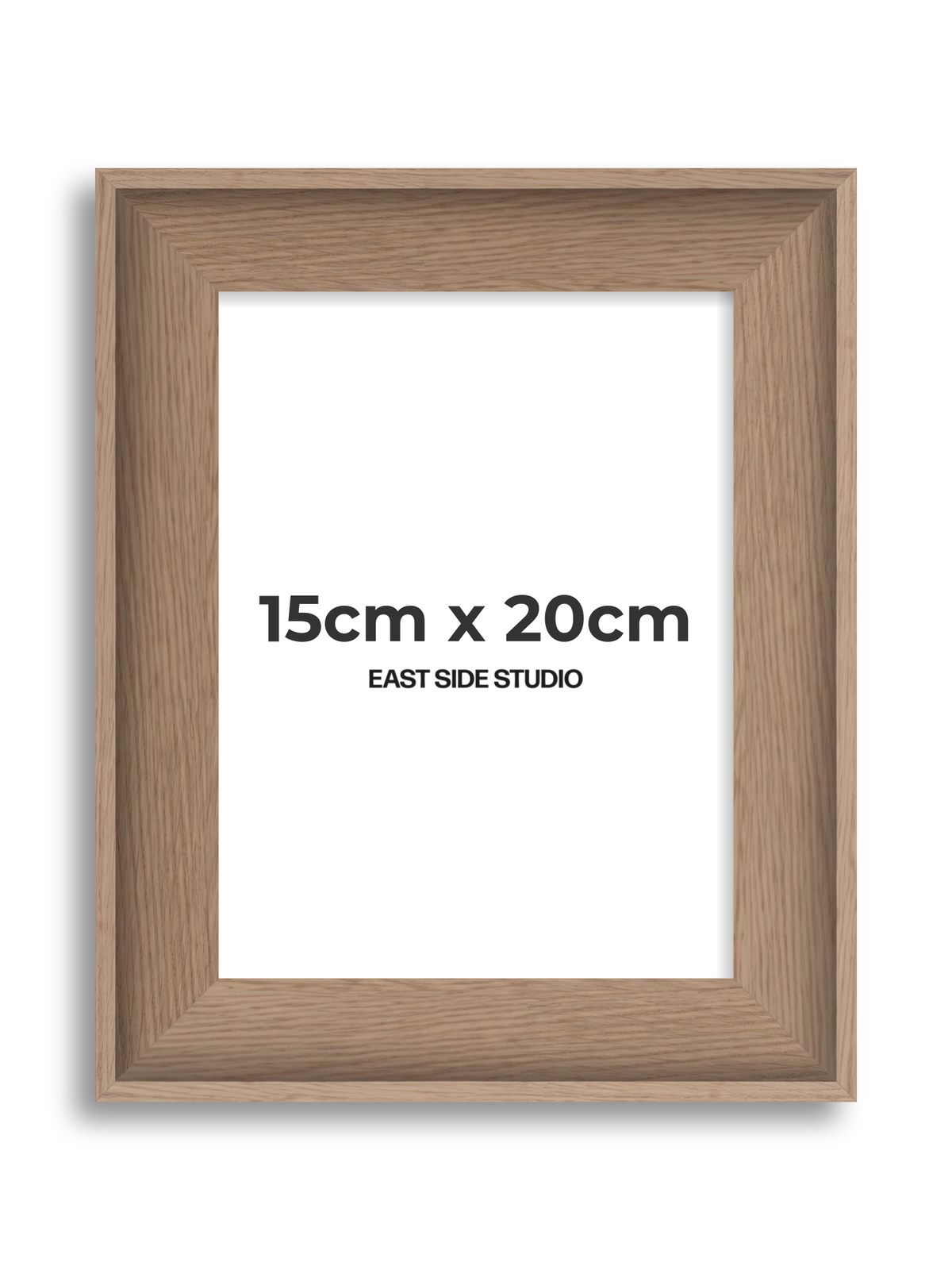Oak 15cm x 20cm picture frame