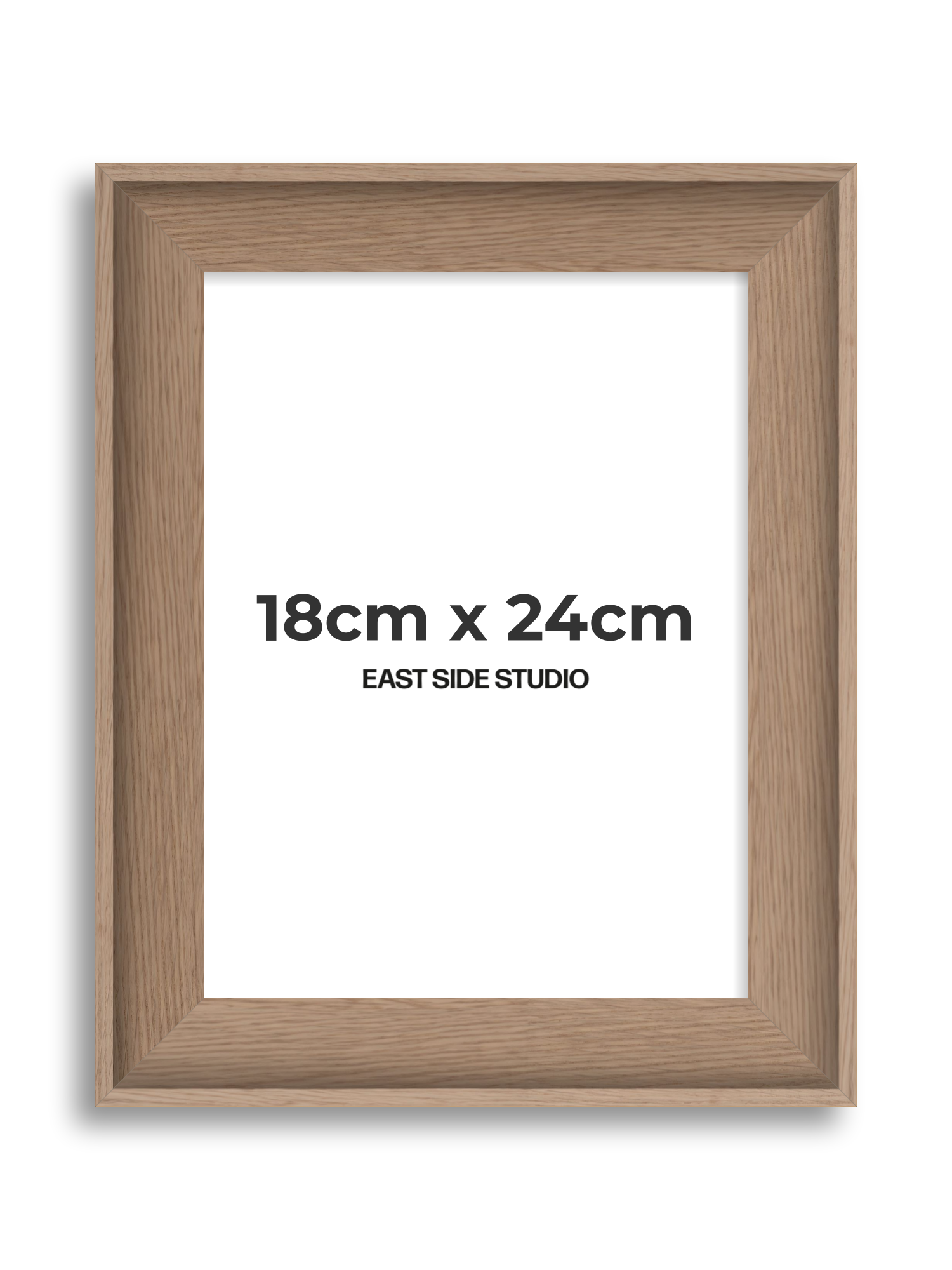 Oak 18cm x 24cm picture frame