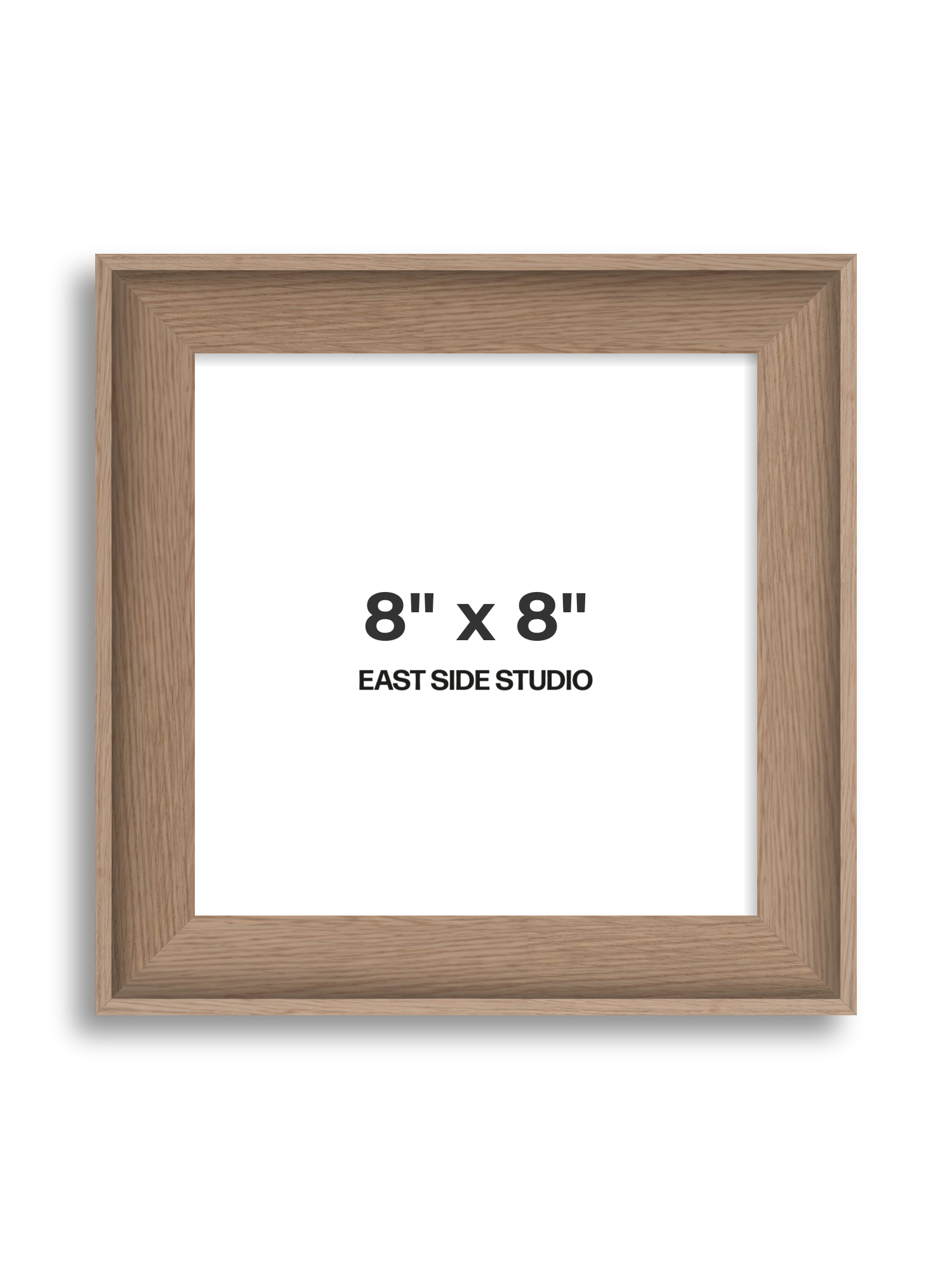 Oak 8" x 8" picture frame