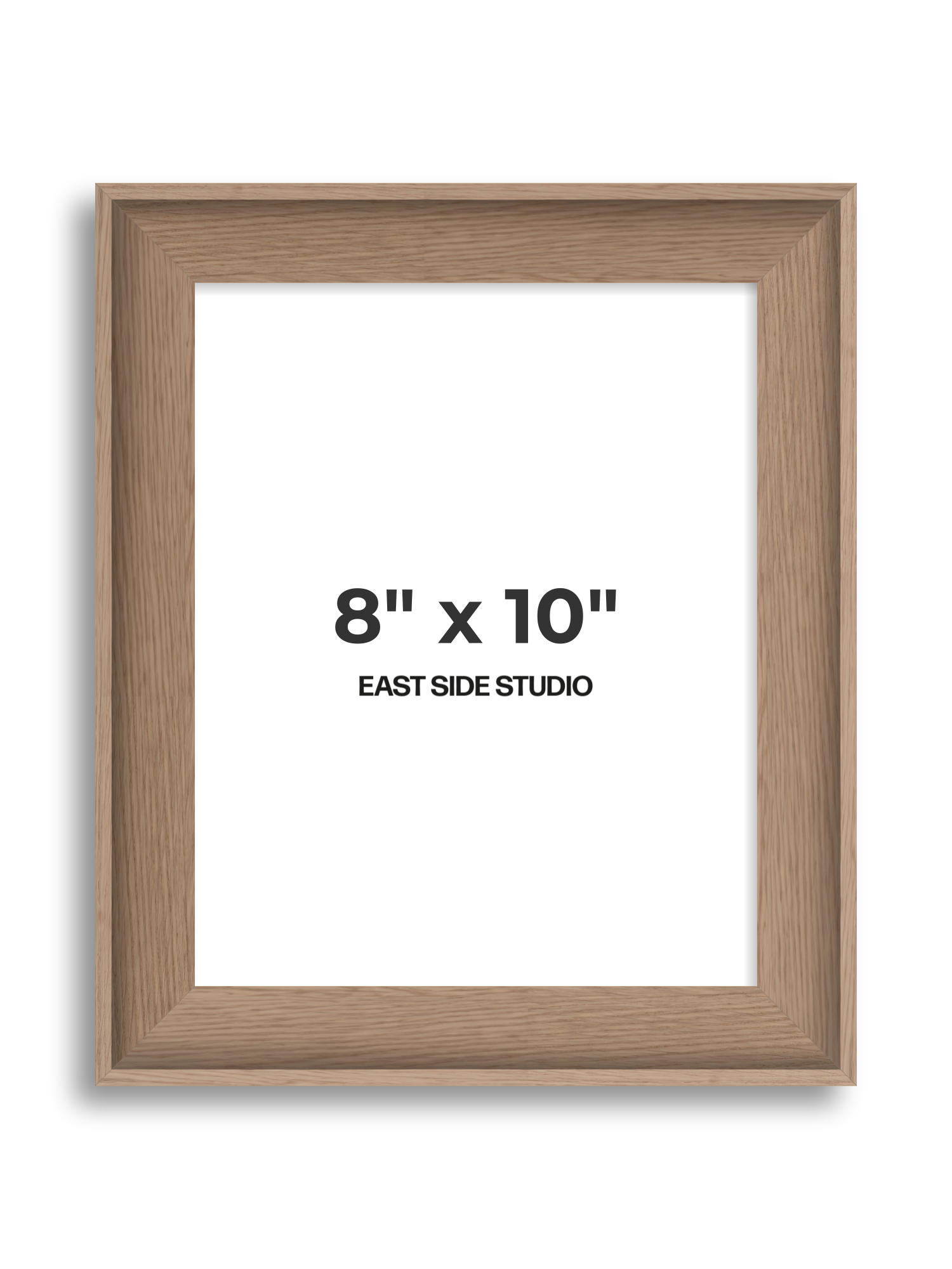 Oak 8" x 10" picture frame