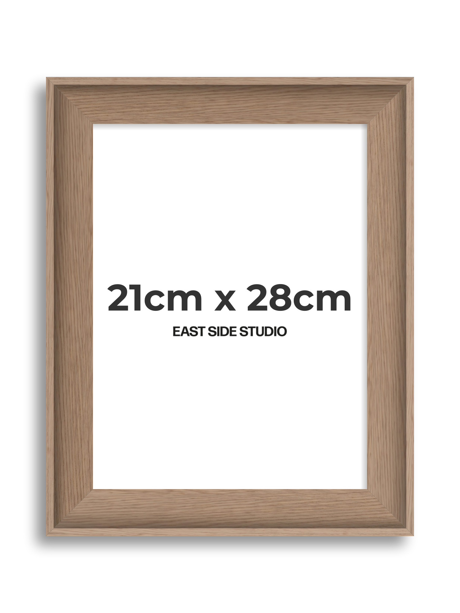 Oak 21cm x 28cm picture frame