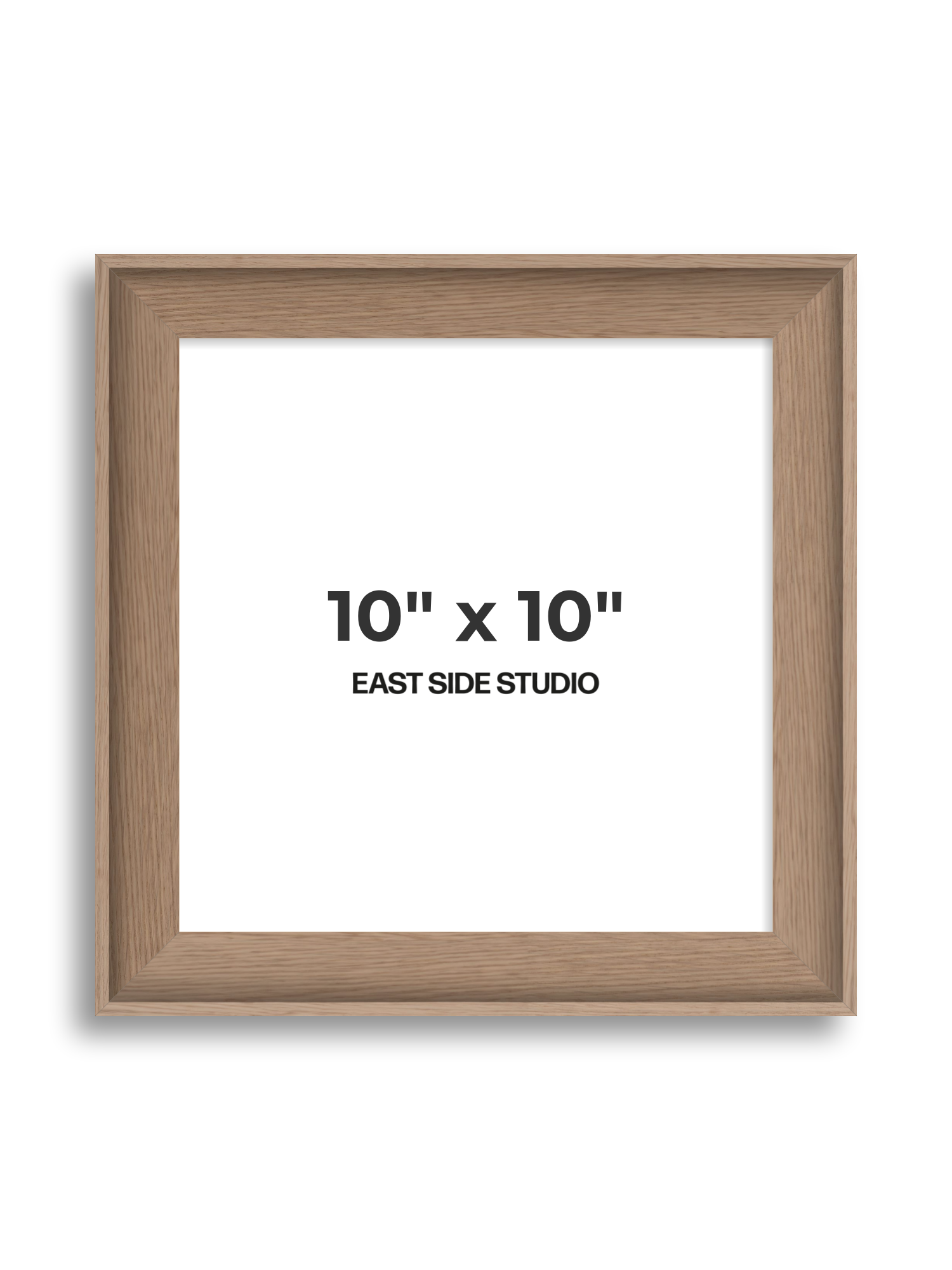 Oak 10" x 10" picture frame