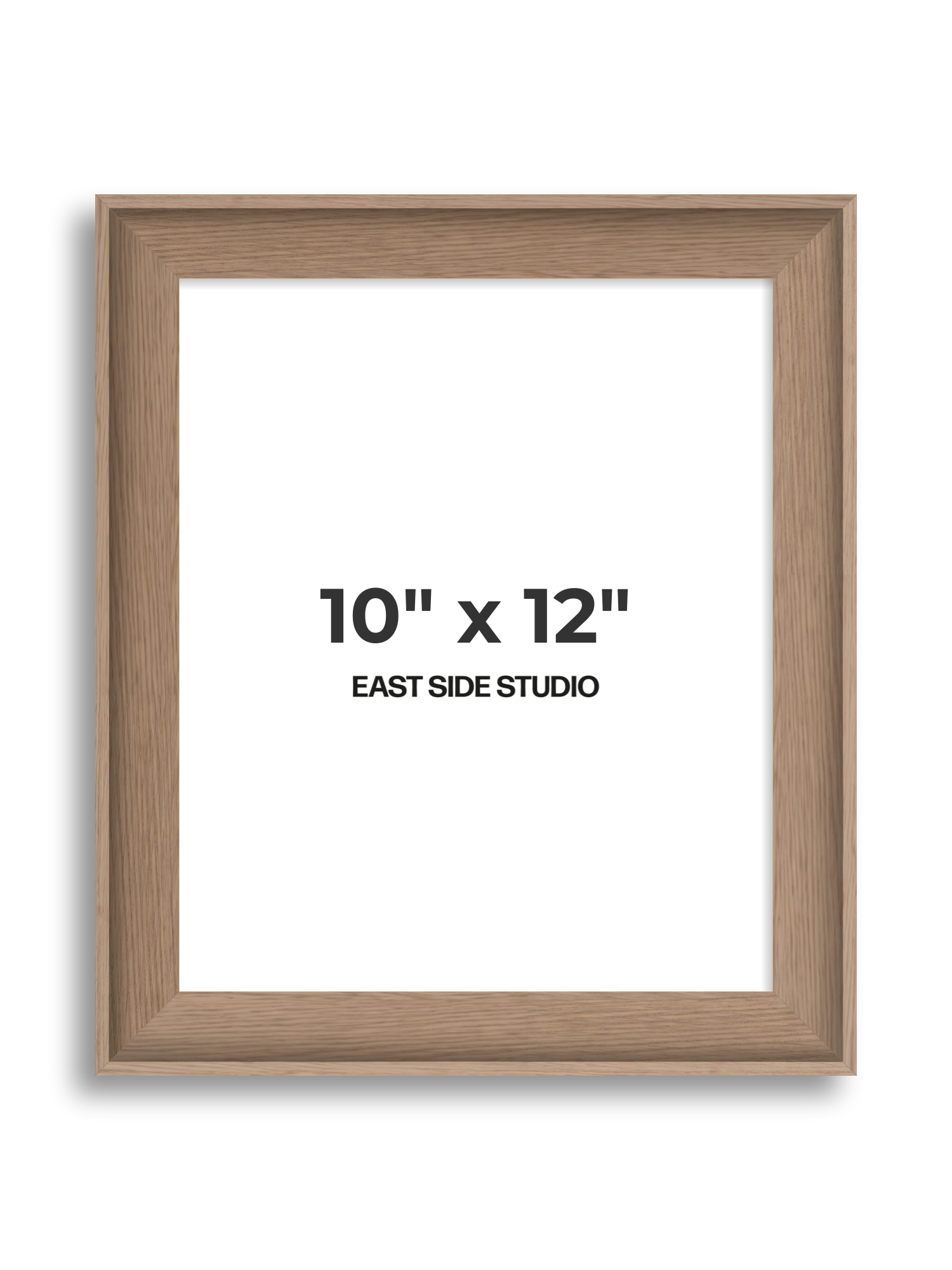 Oak 10" x 12" picture frame