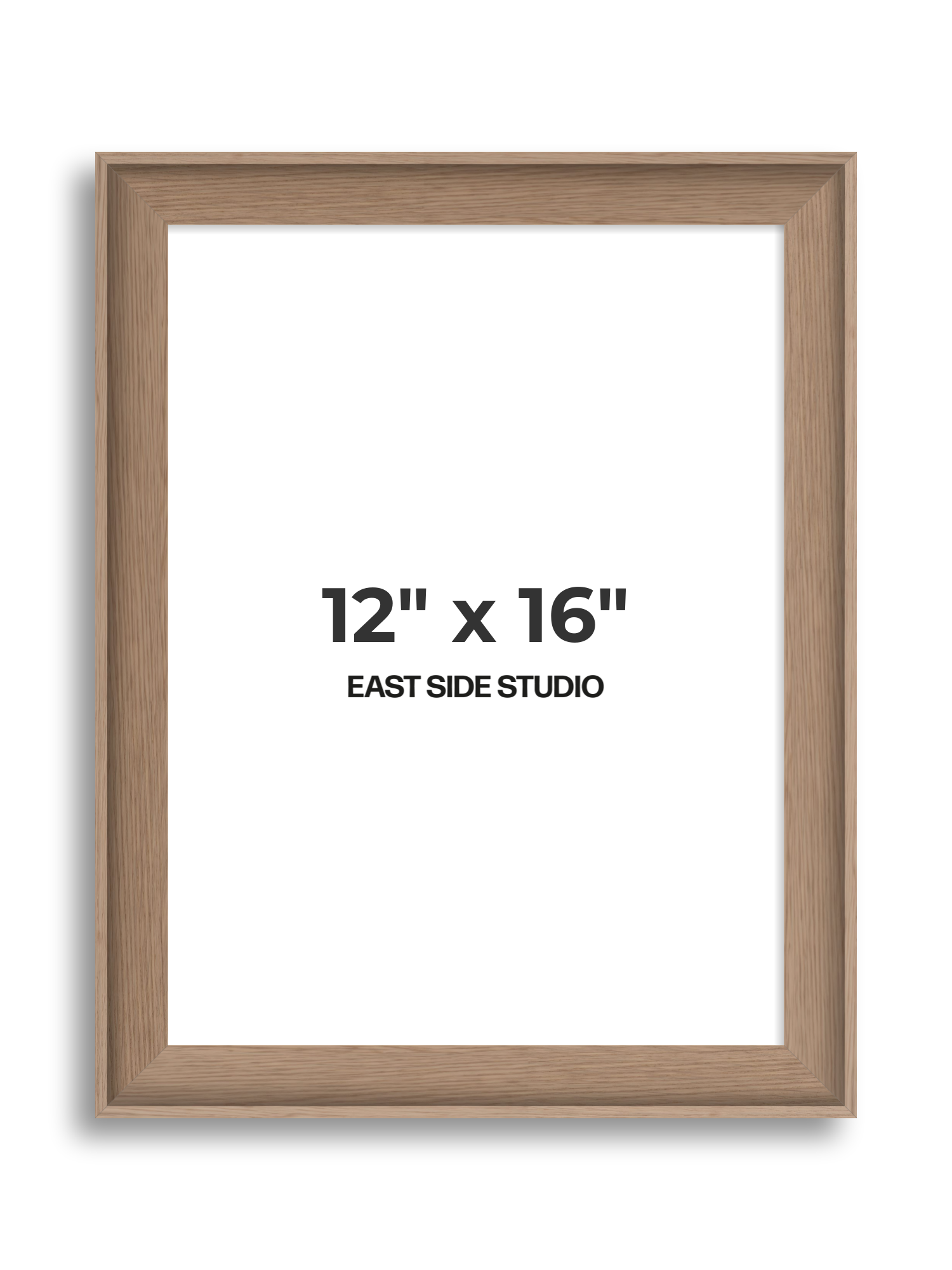 Oak 12" x 16" picture frame
