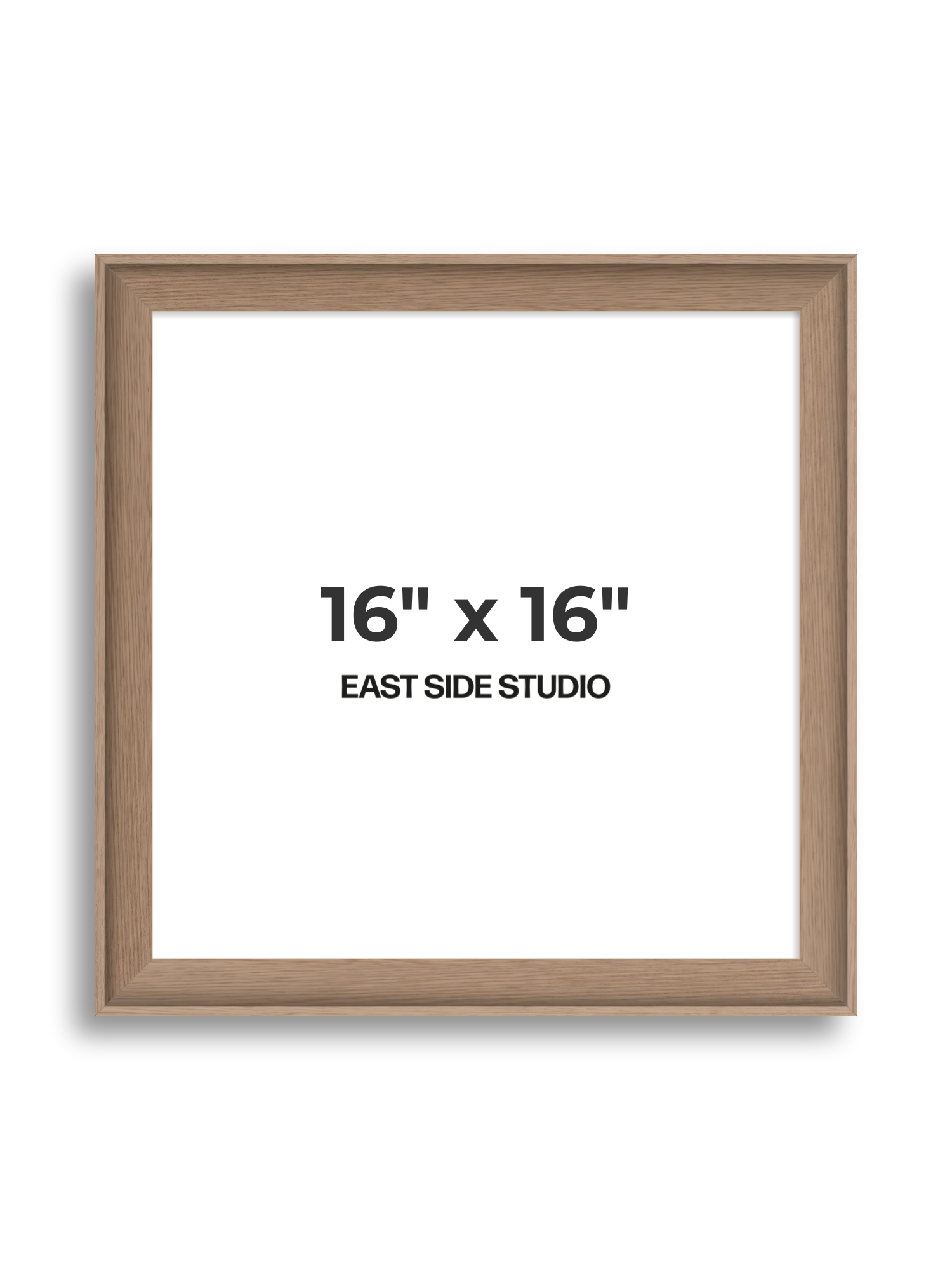 Oak 16" x 16" picture frame