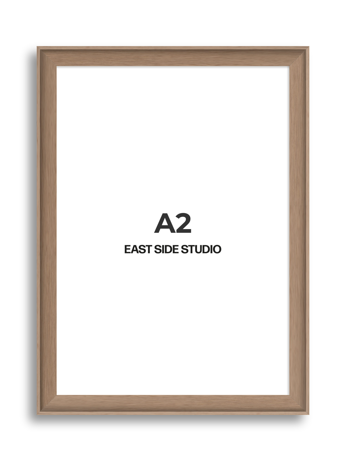 Oak A2 picture frame