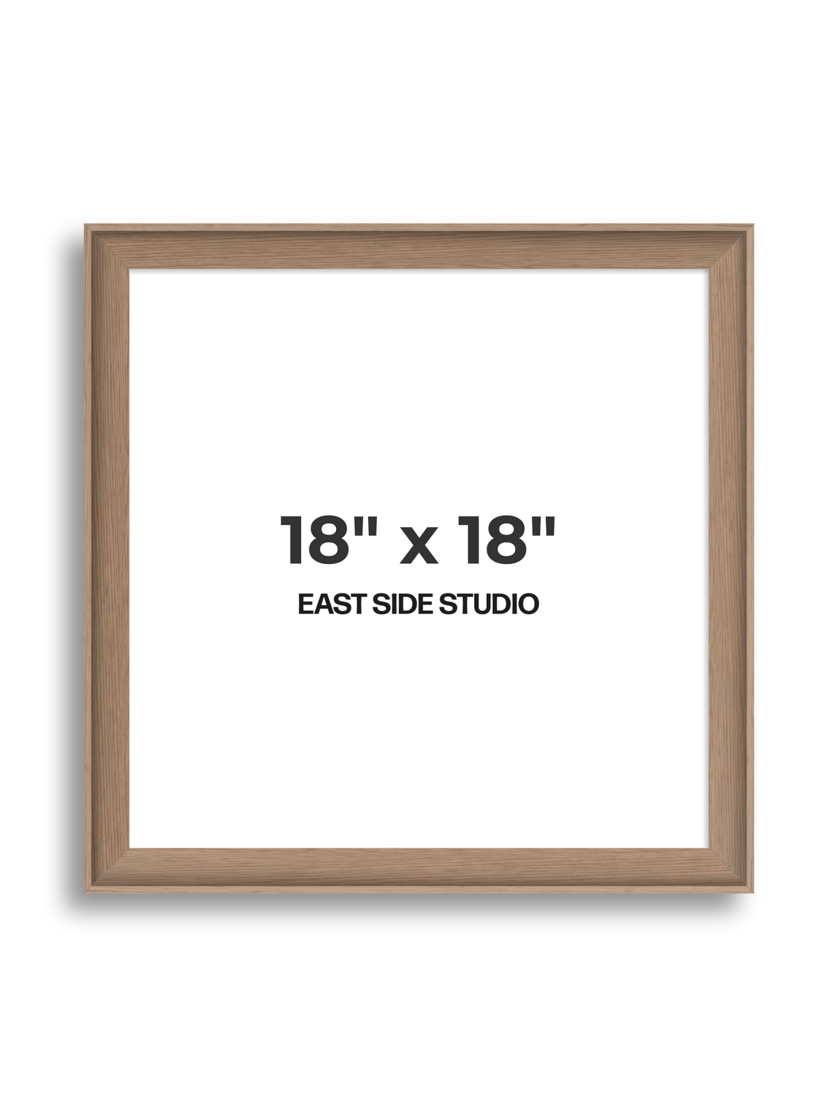 Oak 18" x 18" picture frame